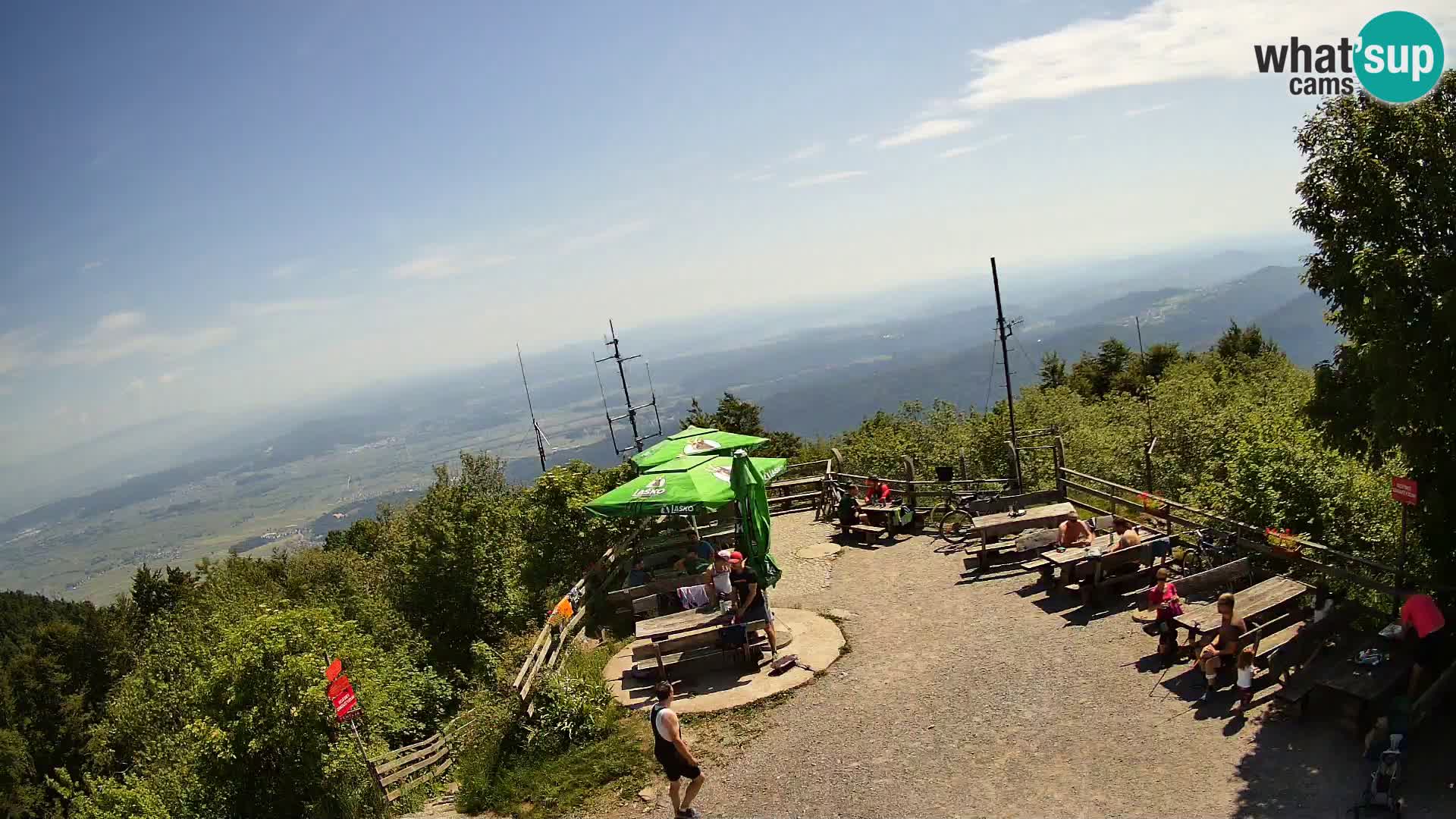 webcam Baita Krim vicino Ljubljana – Slovenia – vista su Grosuplje
