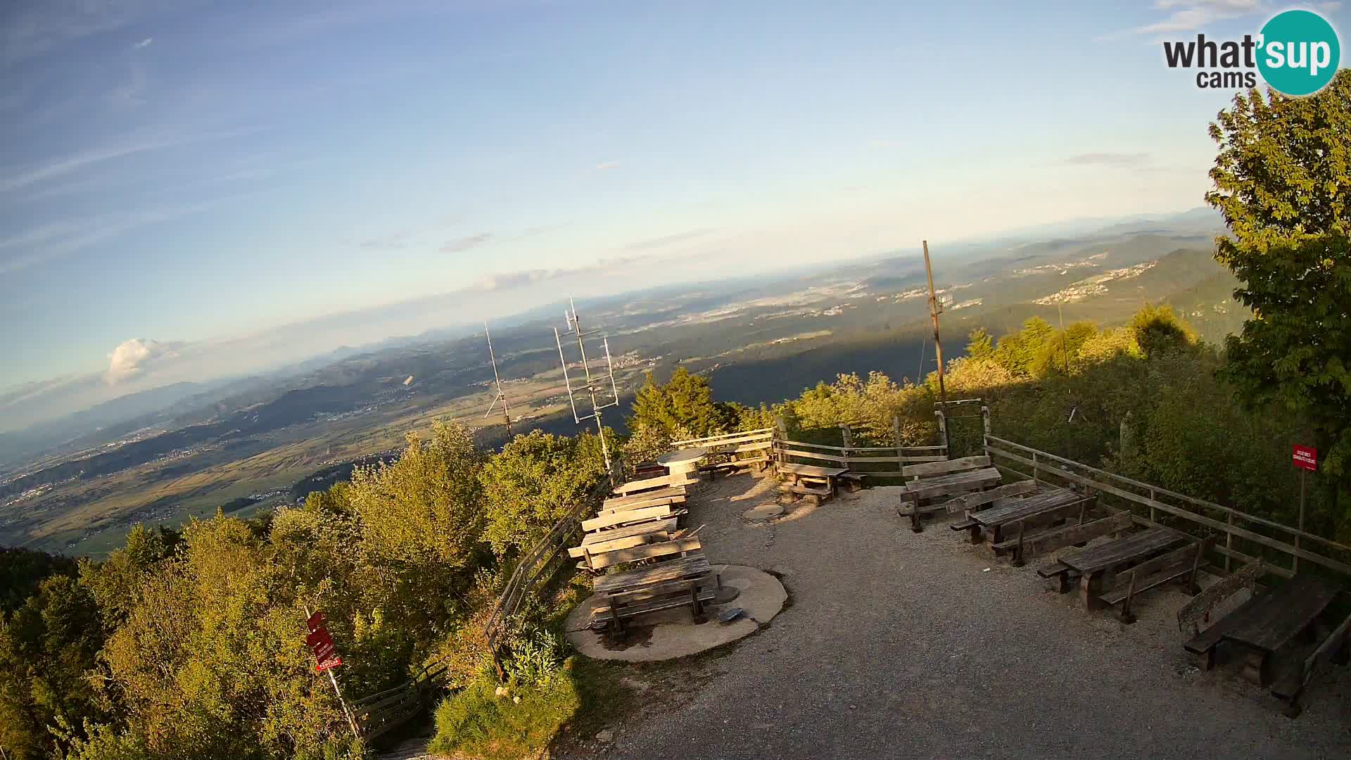 webcam Baita Krim vicino Ljubljana – Slovenia – vista su Grosuplje