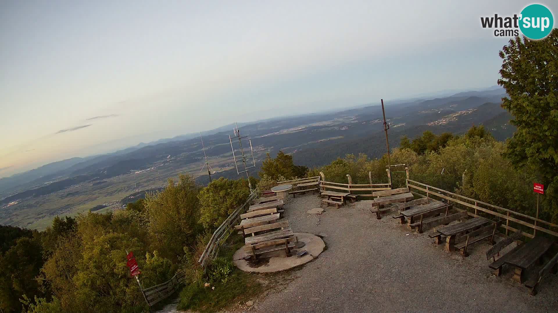 webcam Baita Krim vicino Ljubljana – Slovenia – vista su Grosuplje