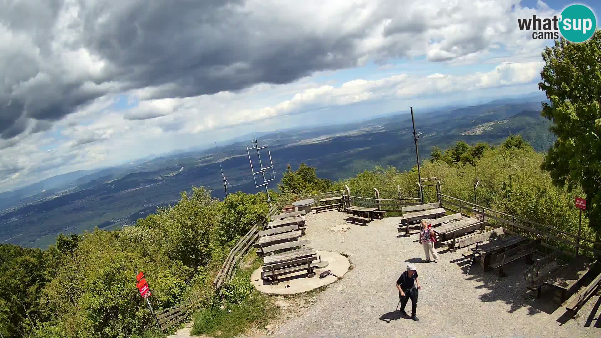 webcam Baita Krim vicino Ljubljana – Slovenia – vista su Grosuplje