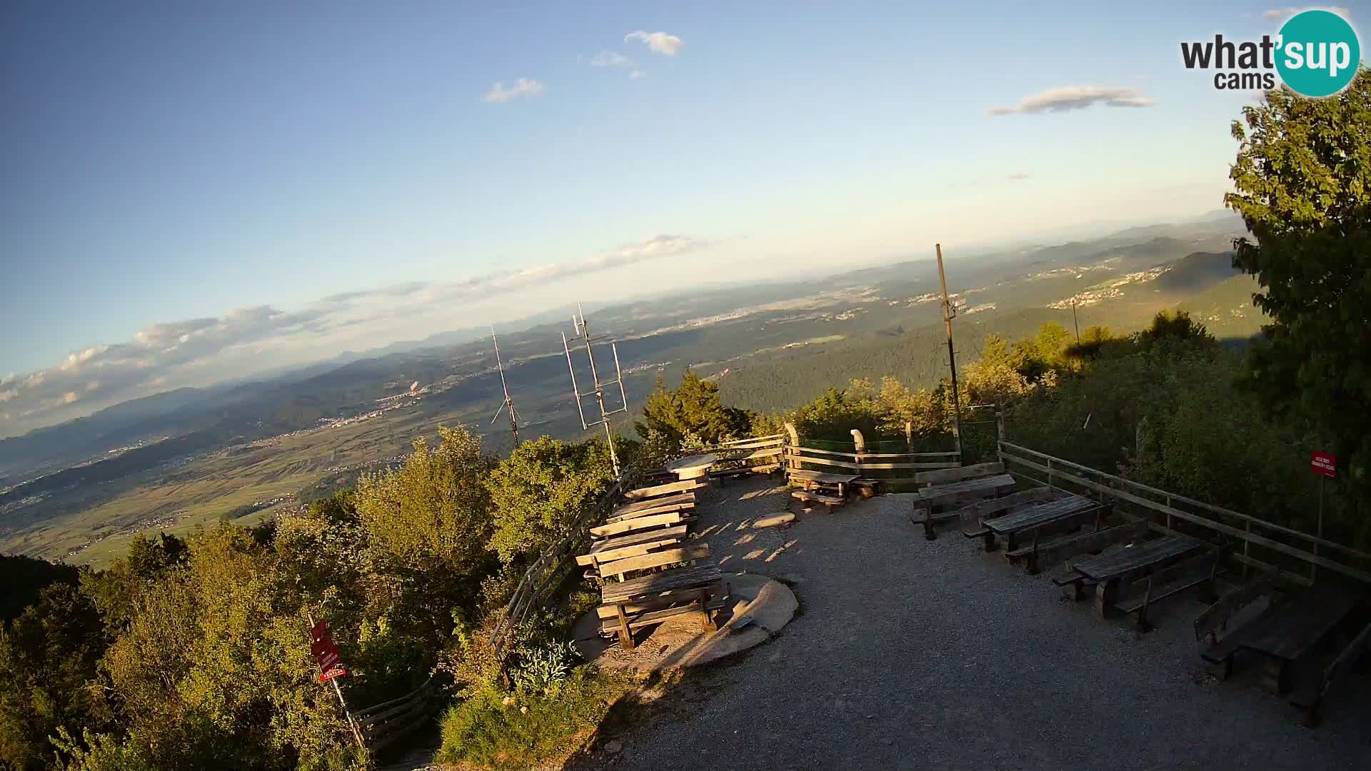 webcam Baita Krim vicino Ljubljana – Slovenia – vista su Grosuplje