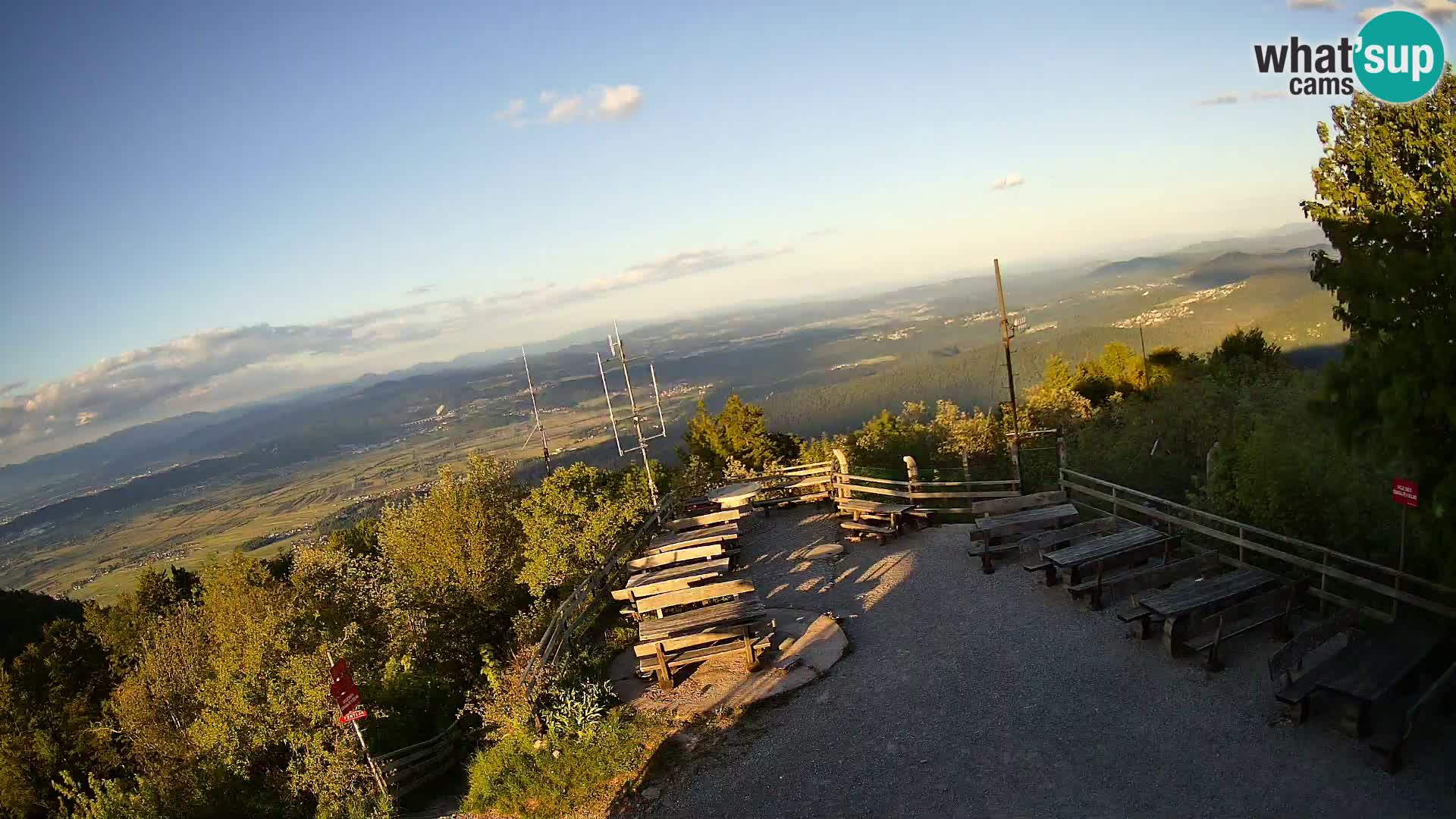 webcam Baita Krim vicino Ljubljana – Slovenia – vista su Grosuplje
