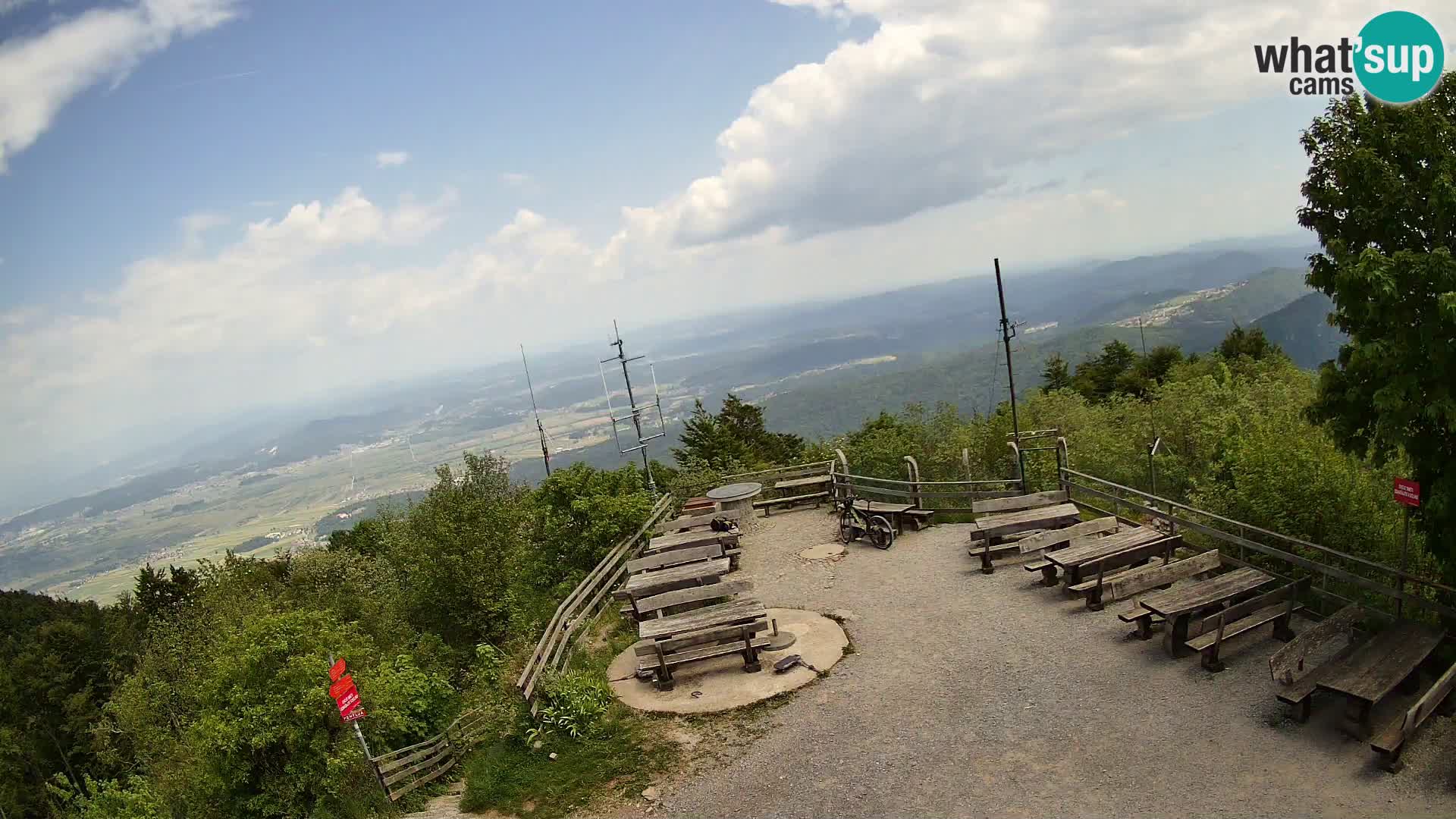 webcam Baita Krim vicino Ljubljana – Slovenia – vista su Grosuplje