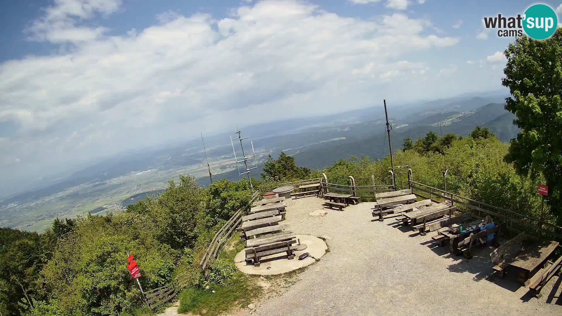 webcam Baita Krim vicino Ljubljana – Slovenia – vista su Grosuplje