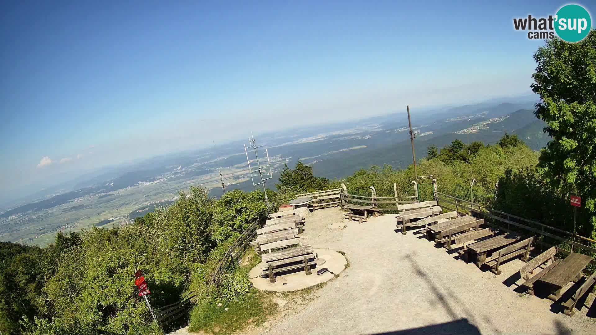 webcam Baita Krim vicino Ljubljana – Slovenia – vista su Grosuplje