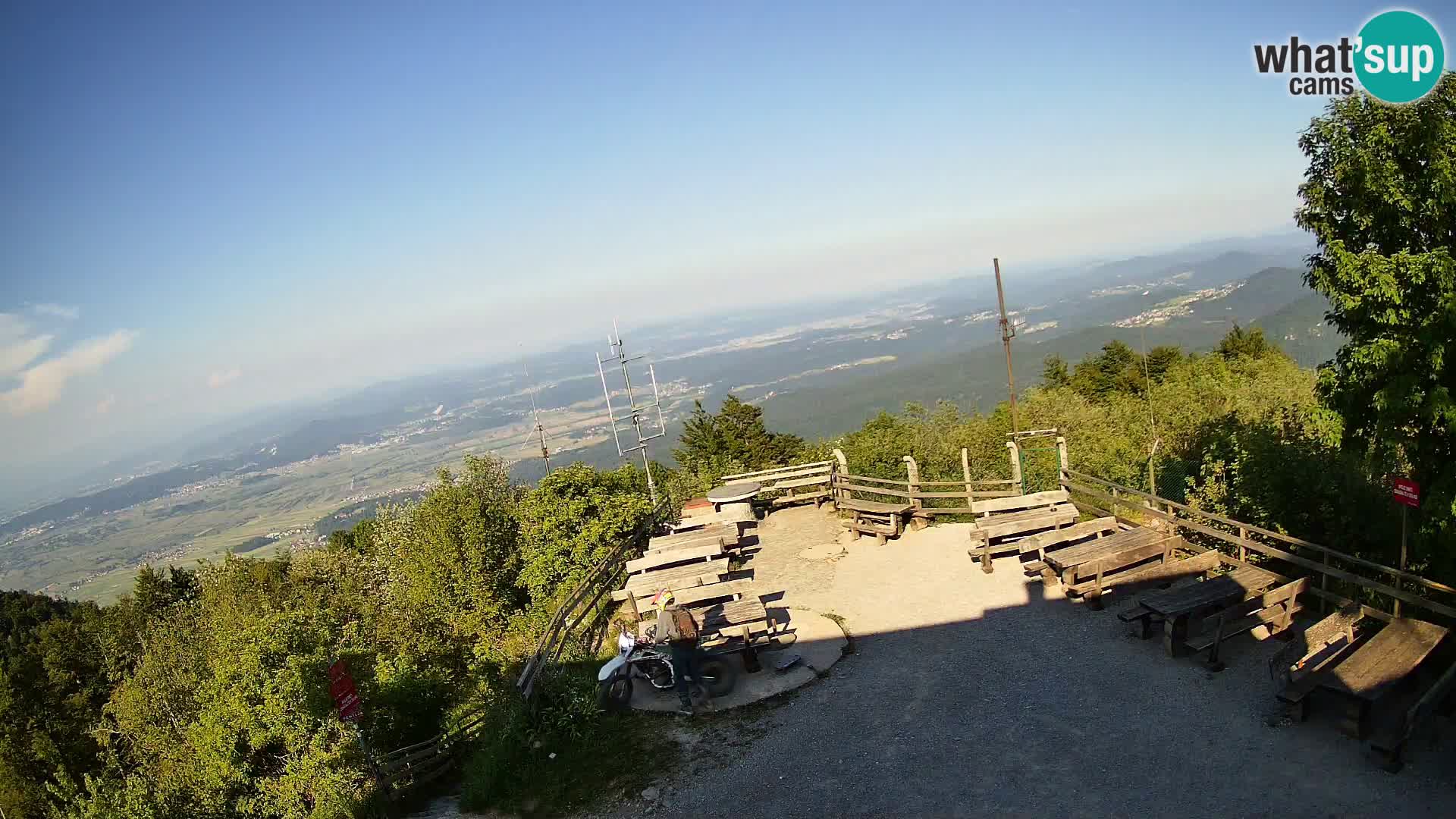 webcam Baita Krim vicino Ljubljana – Slovenia – vista su Grosuplje