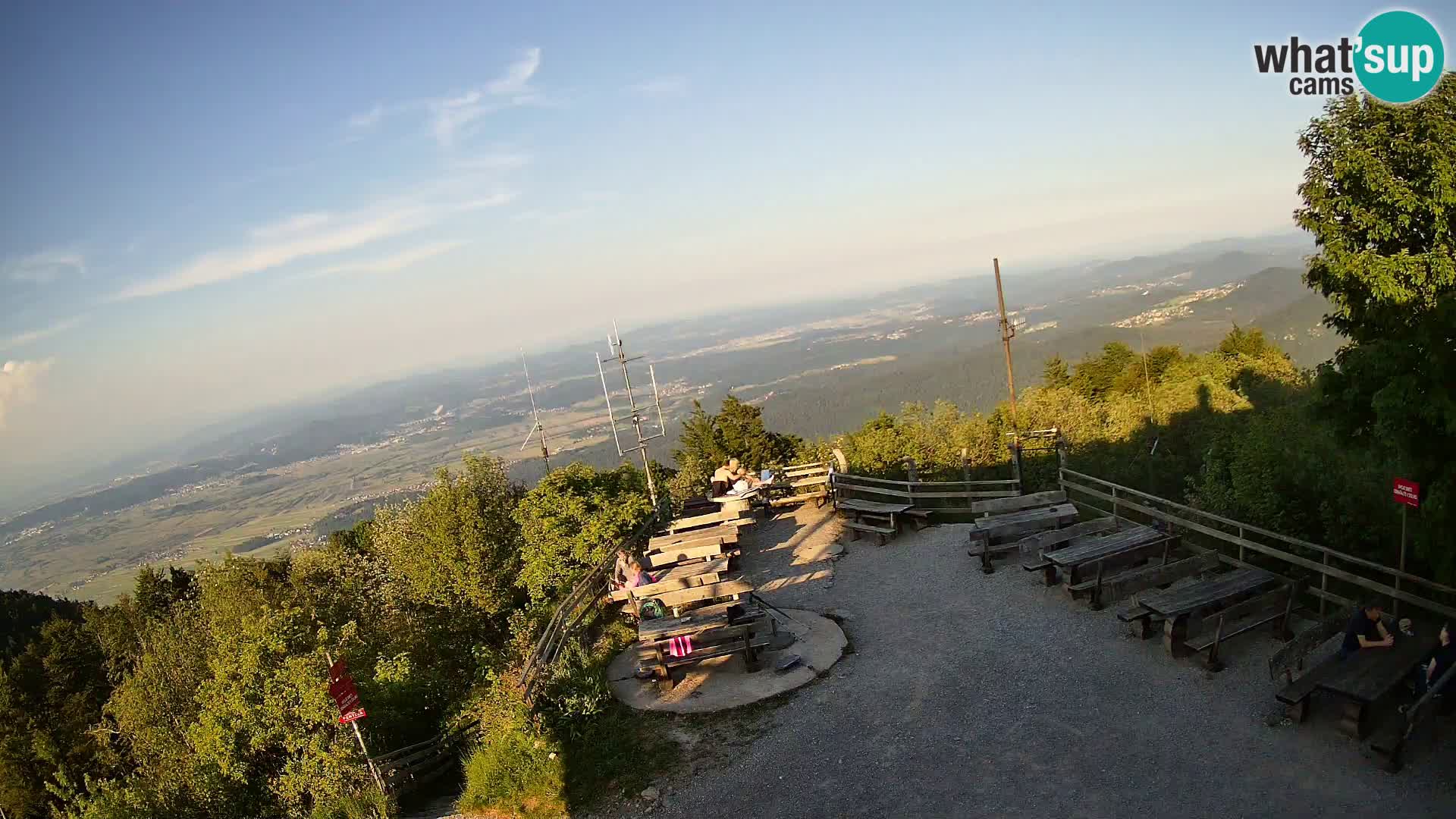 webcam Baita Krim vicino Ljubljana – Slovenia – vista su Grosuplje