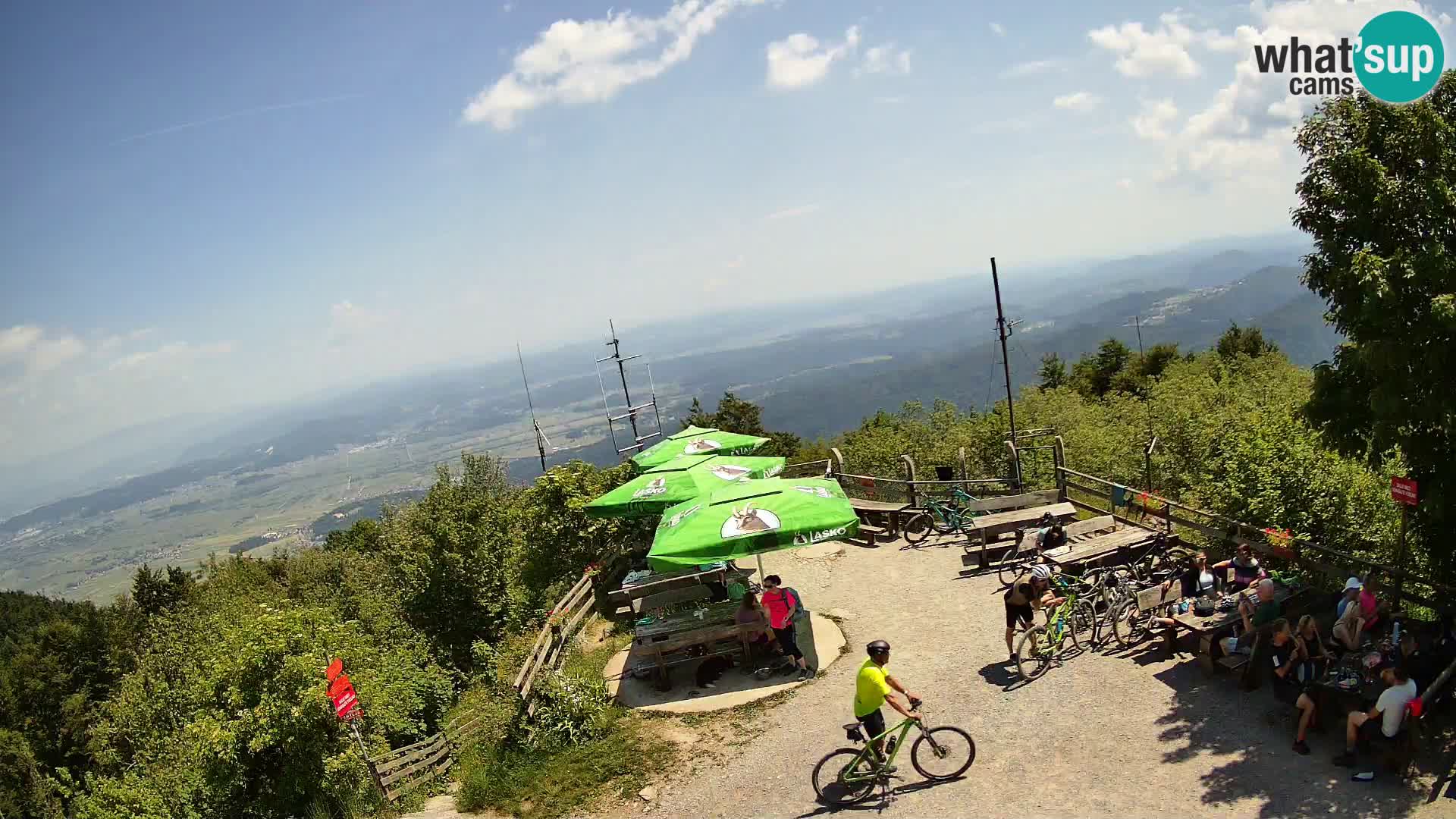 webcam Baita Krim vicino Ljubljana – Slovenia – vista su Grosuplje