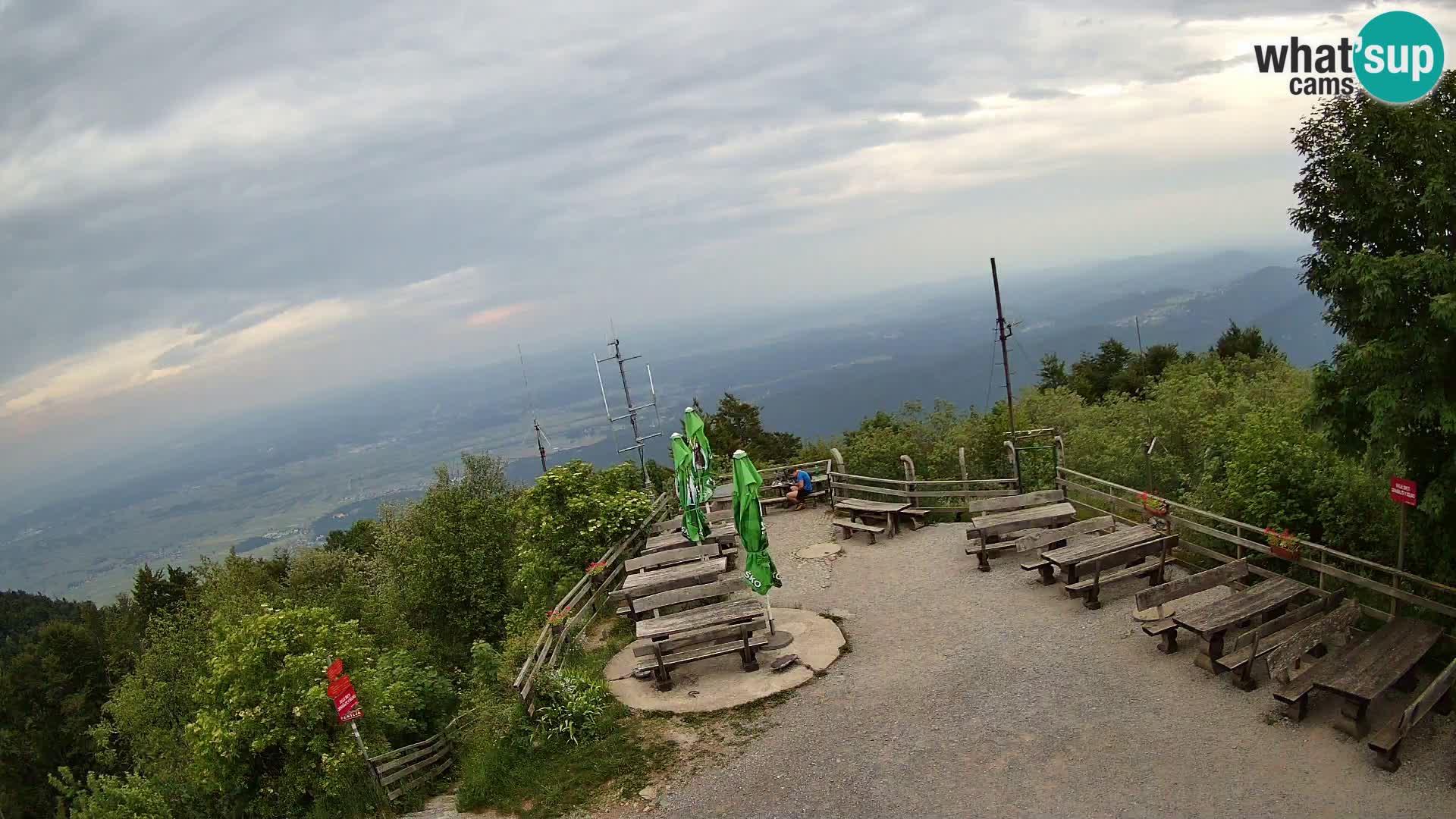 webcam Baita Krim vicino Ljubljana – Slovenia – vista su Grosuplje