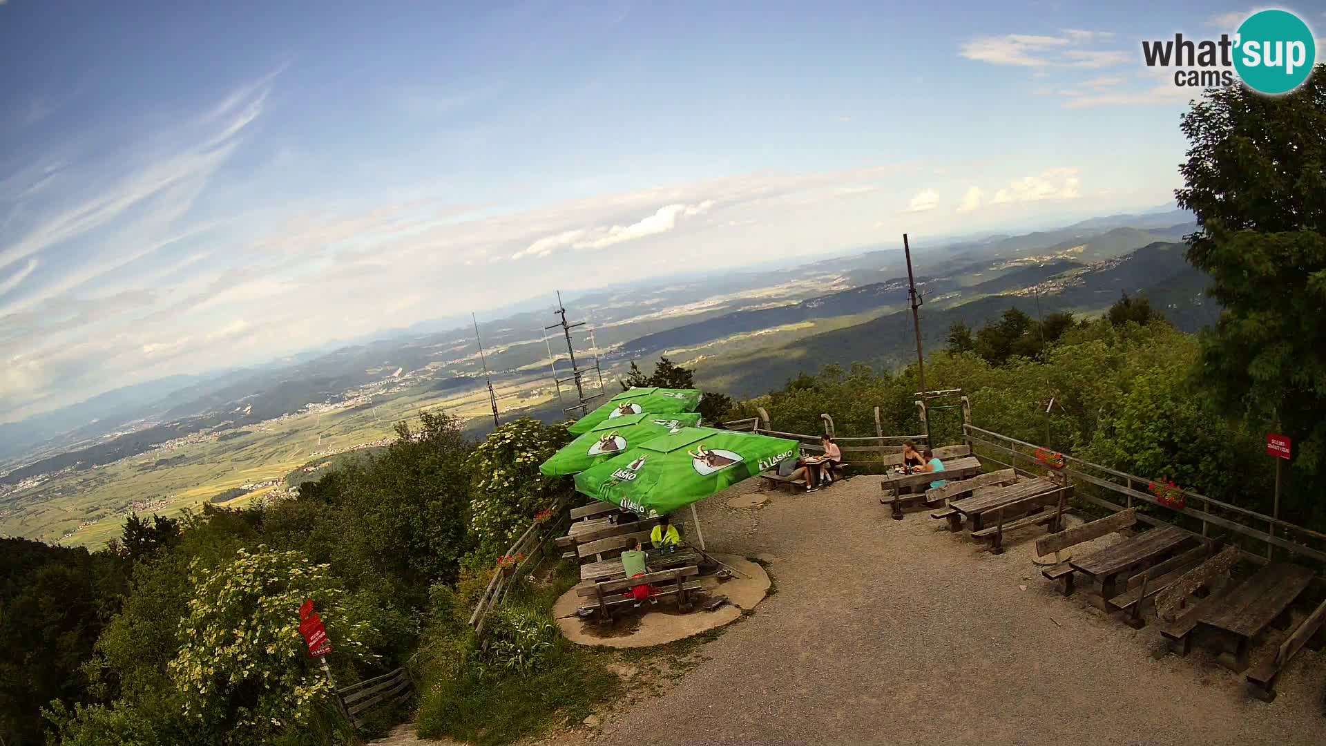 webcam Baita Krim vicino Ljubljana – Slovenia – vista su Grosuplje