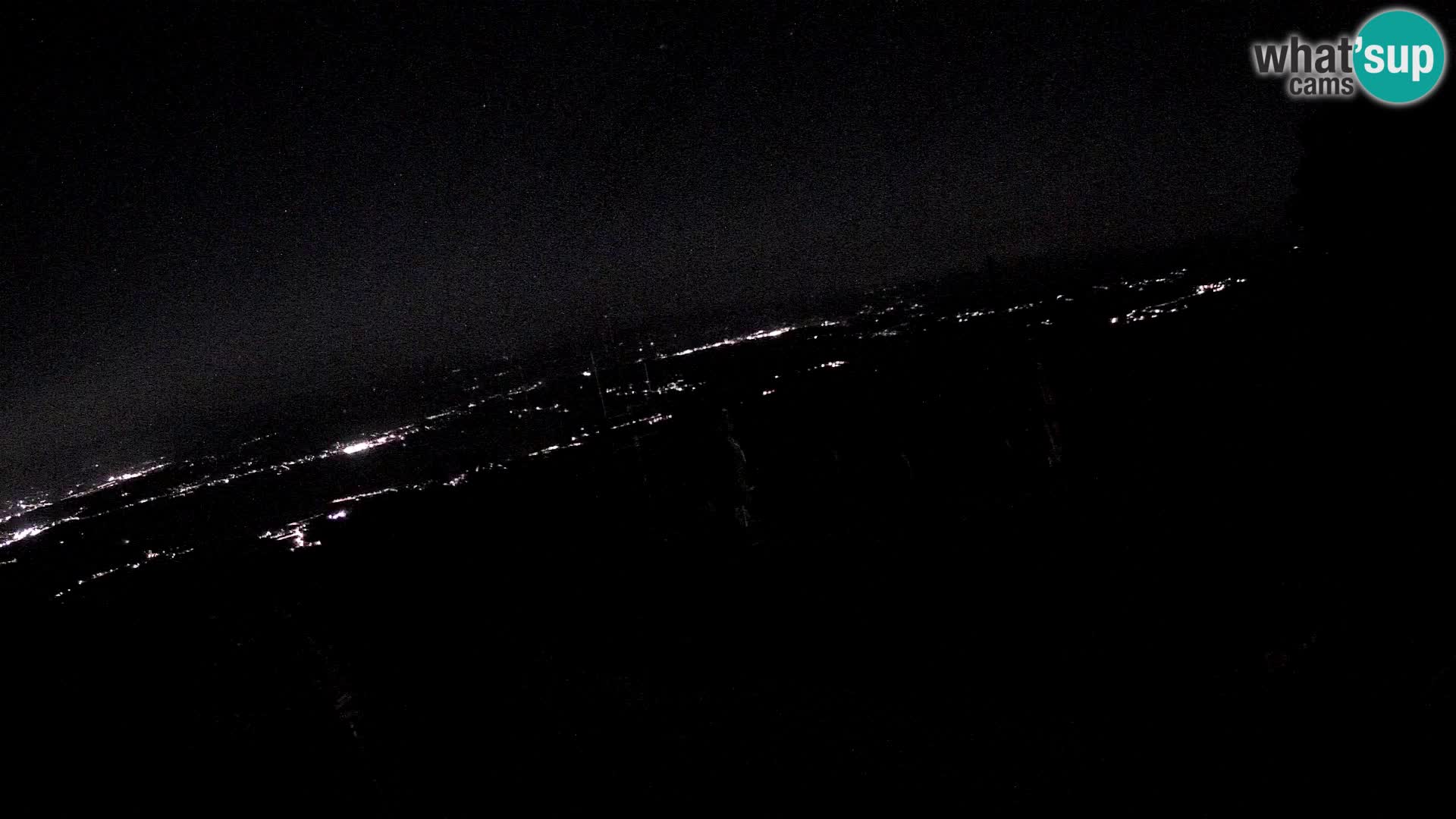 Mount Krim webcam near Ljubljana – Slovenia – view to Grosuplje