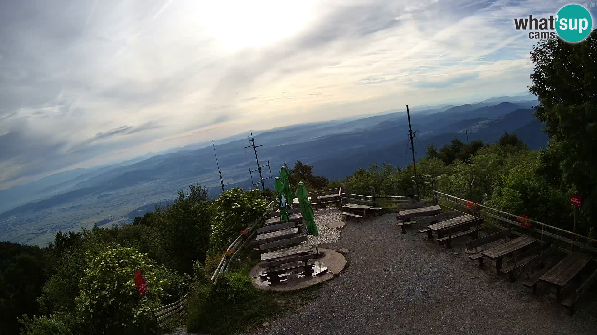 webcam Baita Krim vicino Ljubljana – Slovenia – vista su Grosuplje