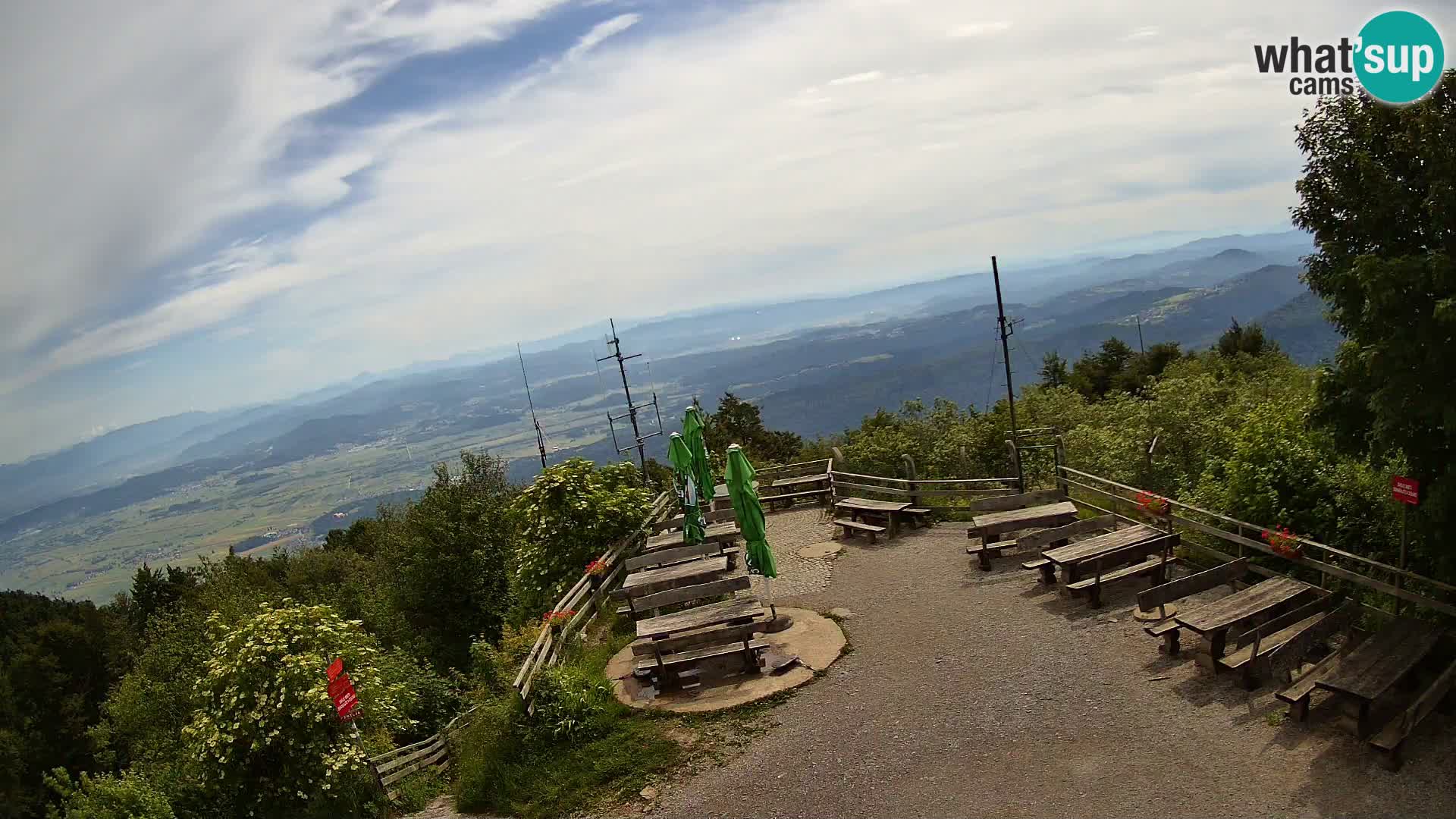 webcam Baita Krim vicino Ljubljana – Slovenia – vista su Grosuplje