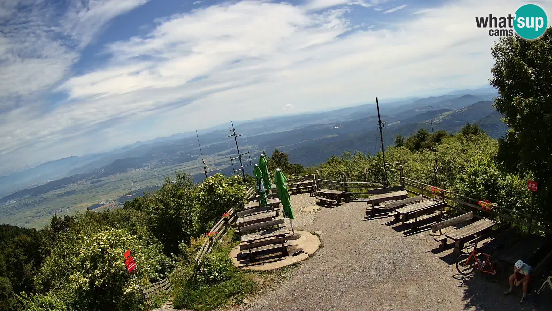 webcam Baita Krim vicino Ljubljana – Slovenia – vista su Grosuplje
