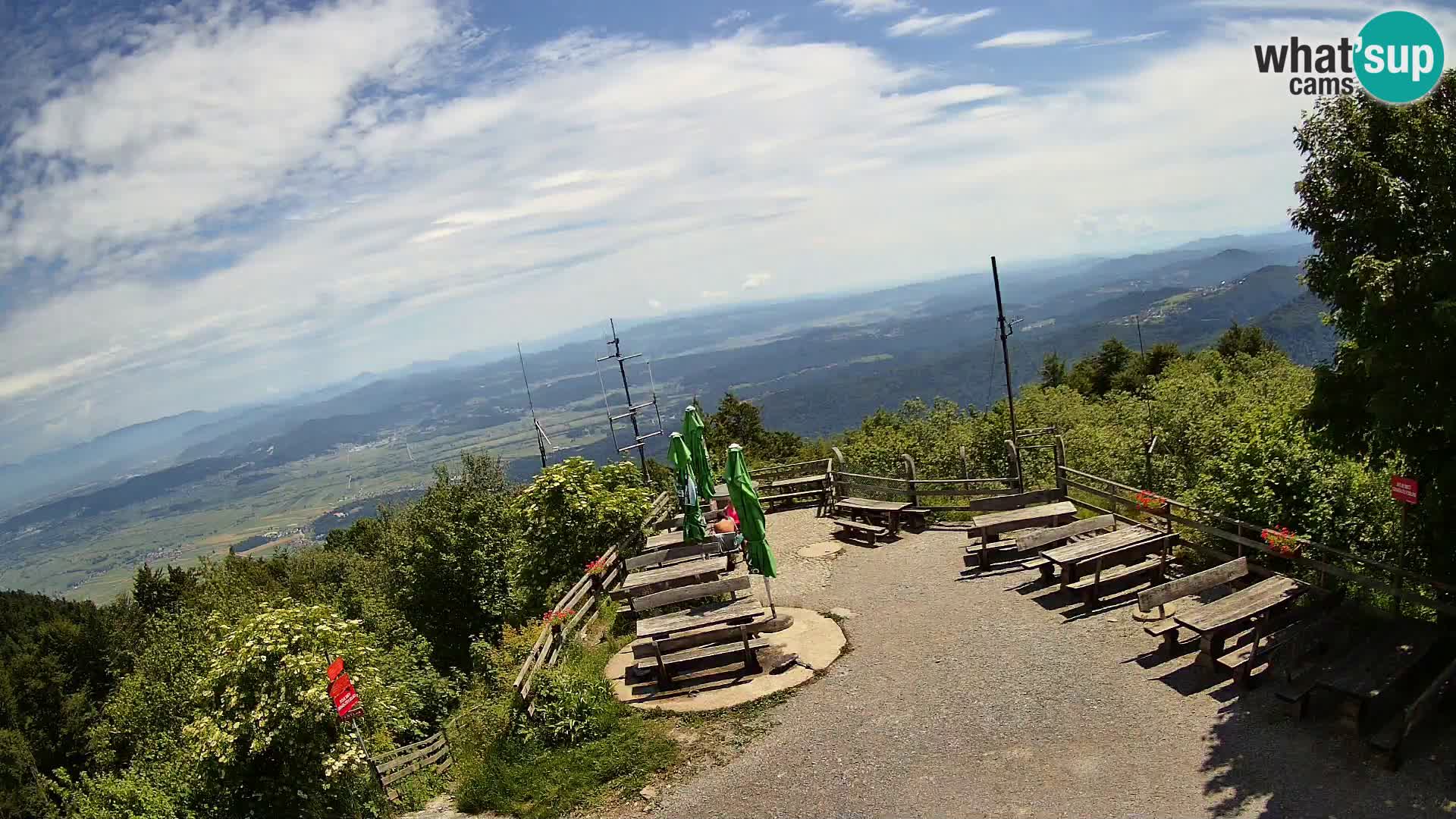webcam Baita Krim vicino Ljubljana – Slovenia – vista su Grosuplje