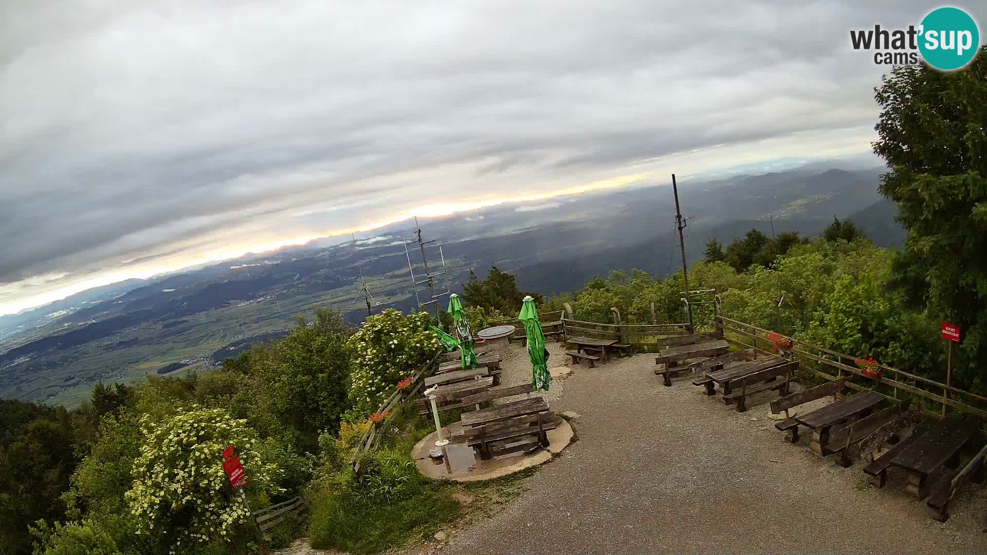 webcam Baita Krim vicino Ljubljana – Slovenia – vista su Grosuplje