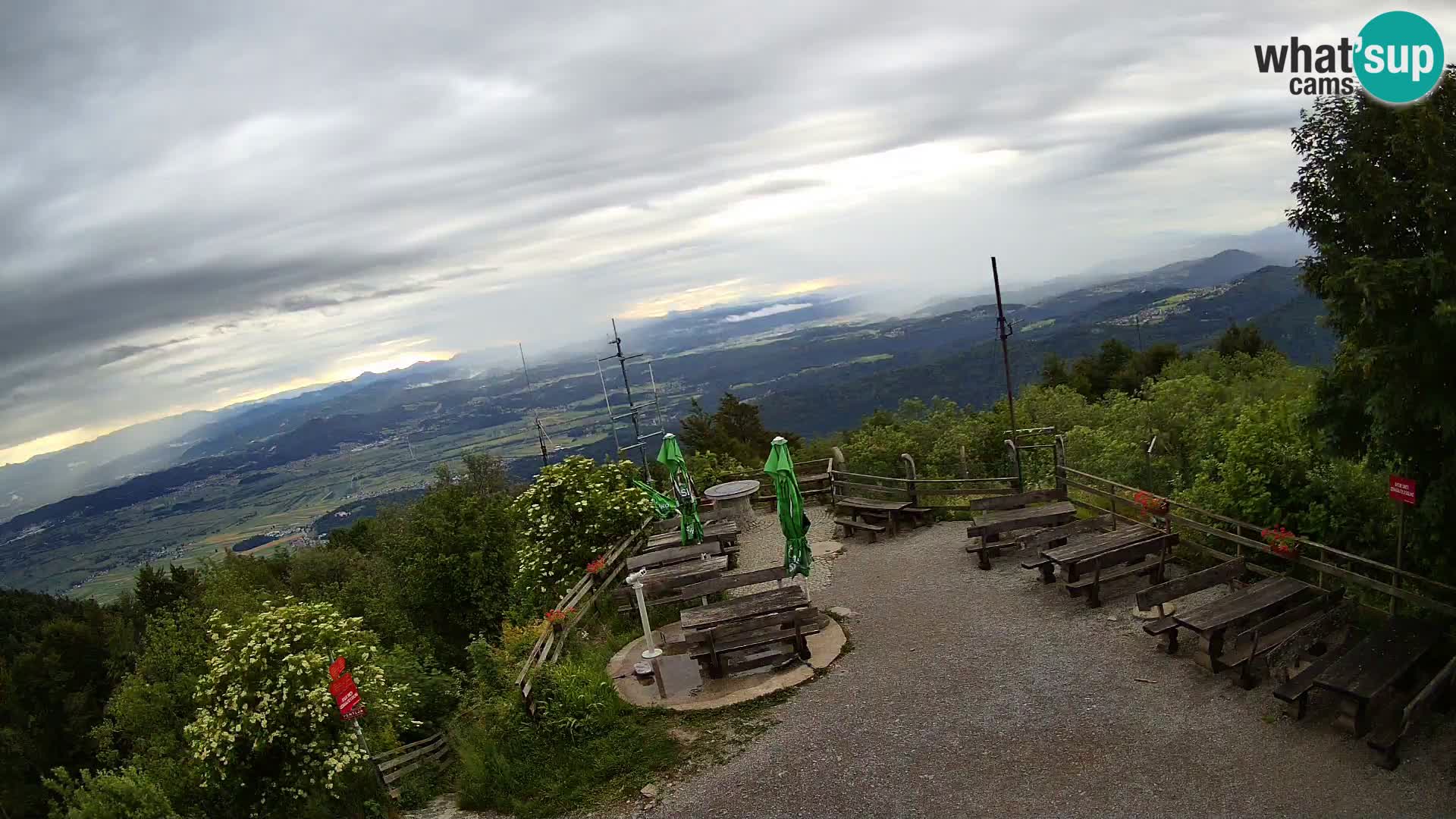 webcam Baita Krim vicino Ljubljana – Slovenia – vista su Grosuplje