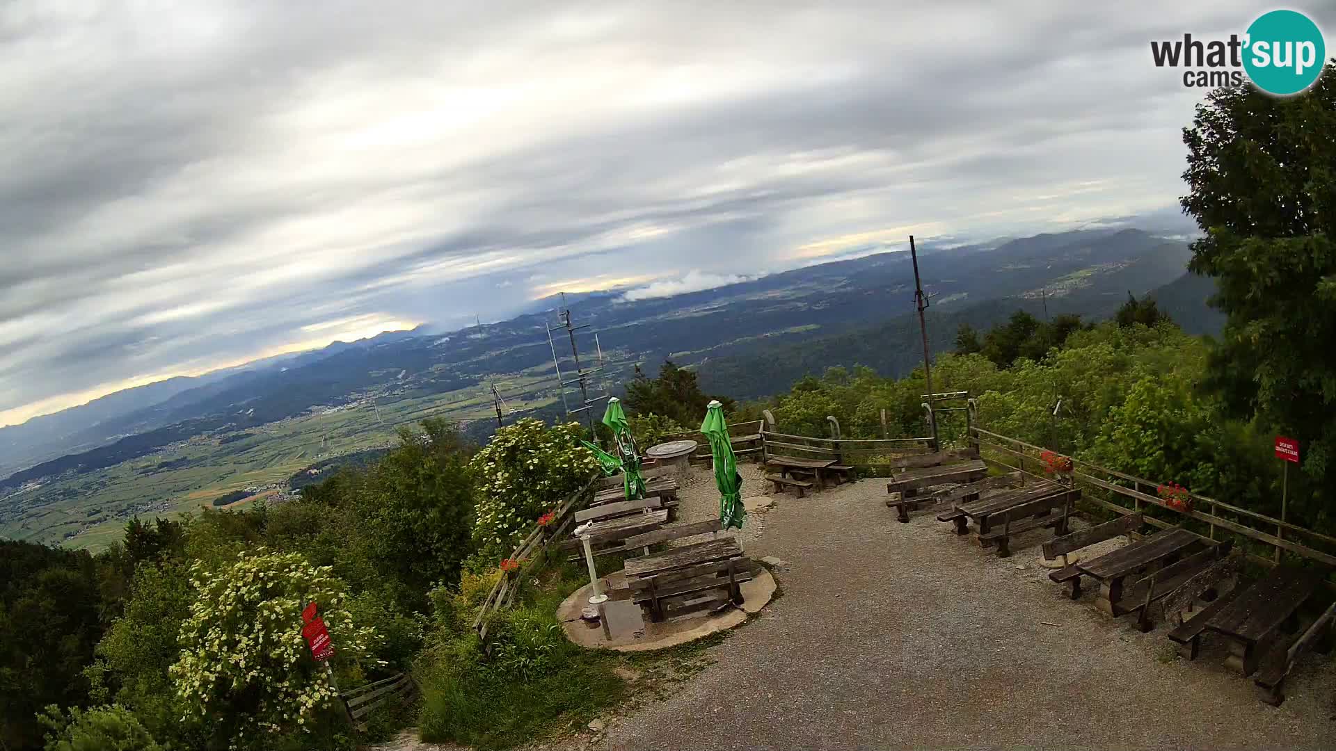 webcam Baita Krim vicino Ljubljana – Slovenia – vista su Grosuplje