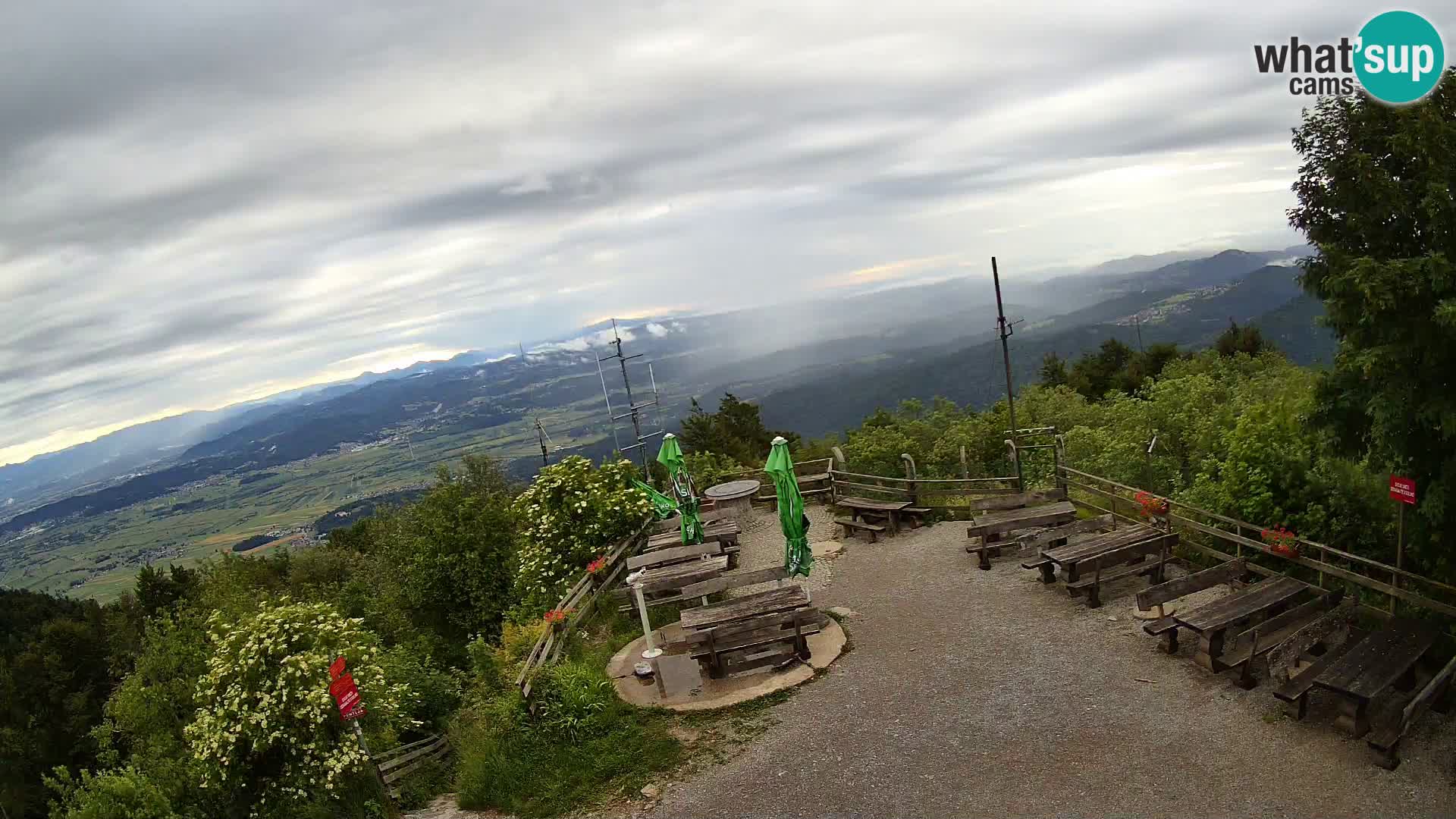 webcam Baita Krim vicino Ljubljana – Slovenia – vista su Grosuplje
