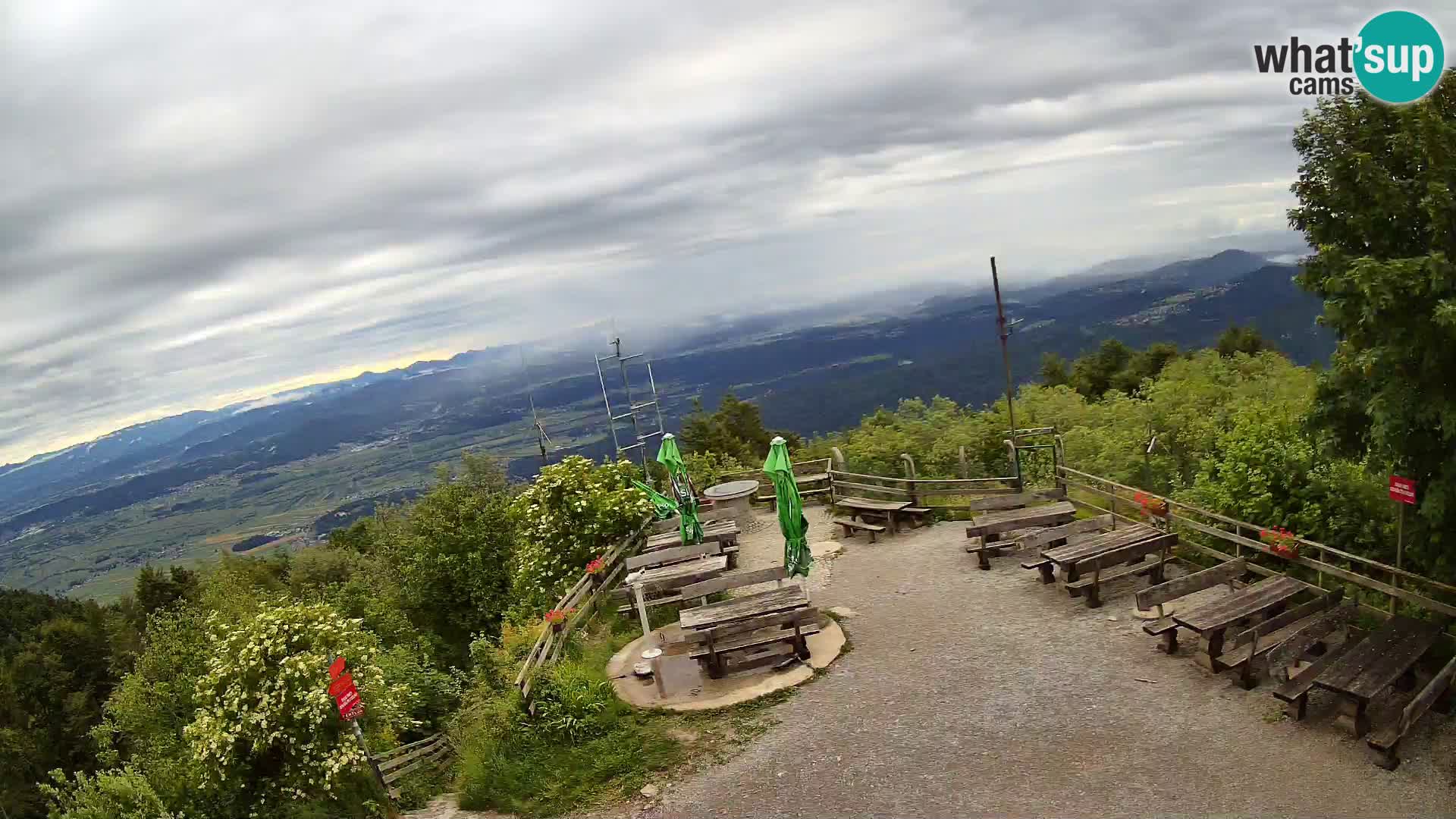 webcam Baita Krim vicino Ljubljana – Slovenia – vista su Grosuplje