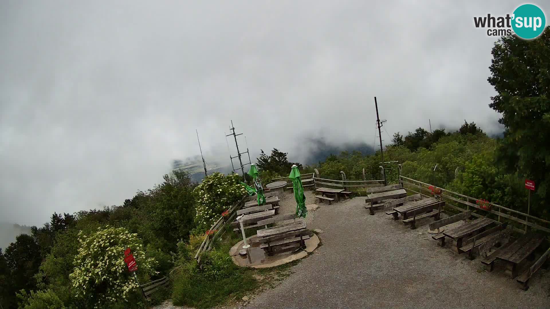 webcam Baita Krim vicino Ljubljana – Slovenia – vista su Grosuplje