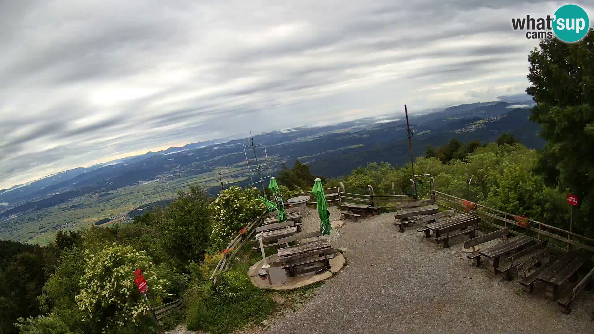 webcam Baita Krim vicino Ljubljana – Slovenia – vista su Grosuplje