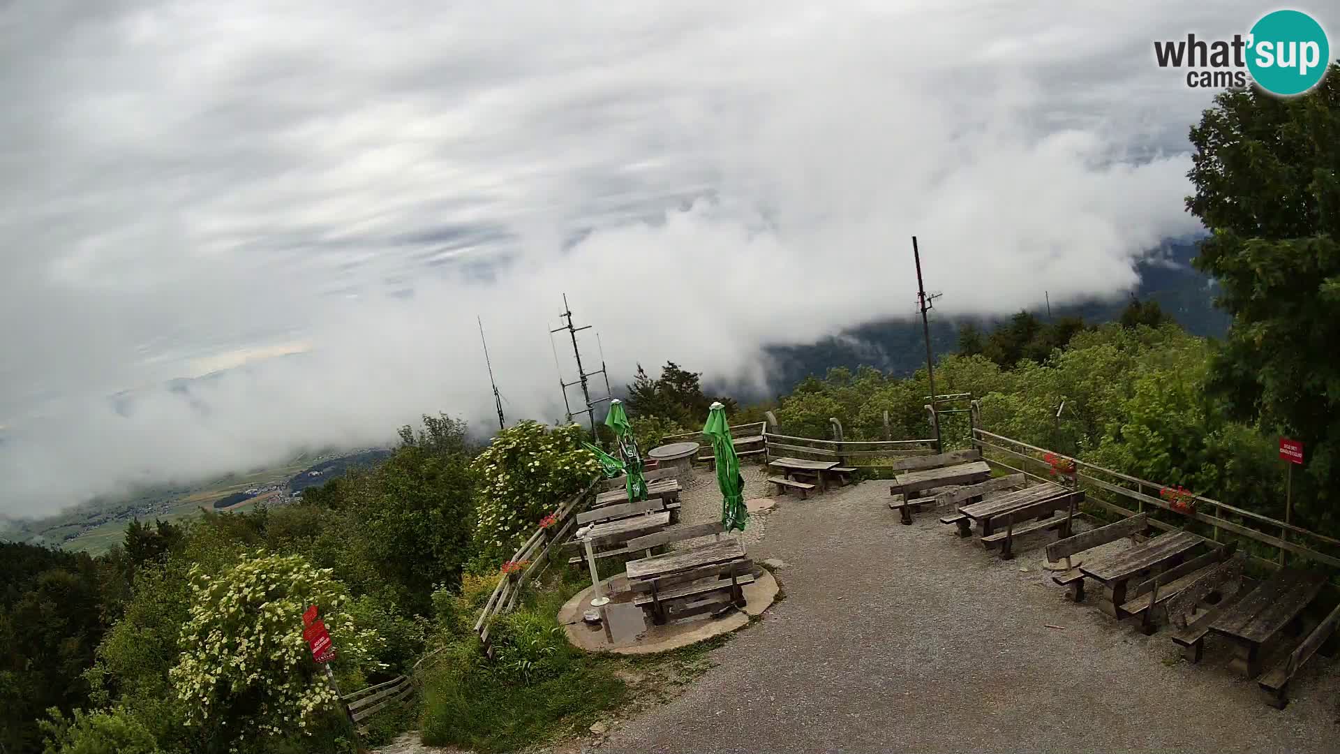 webcam Baita Krim vicino Ljubljana – Slovenia – vista su Grosuplje