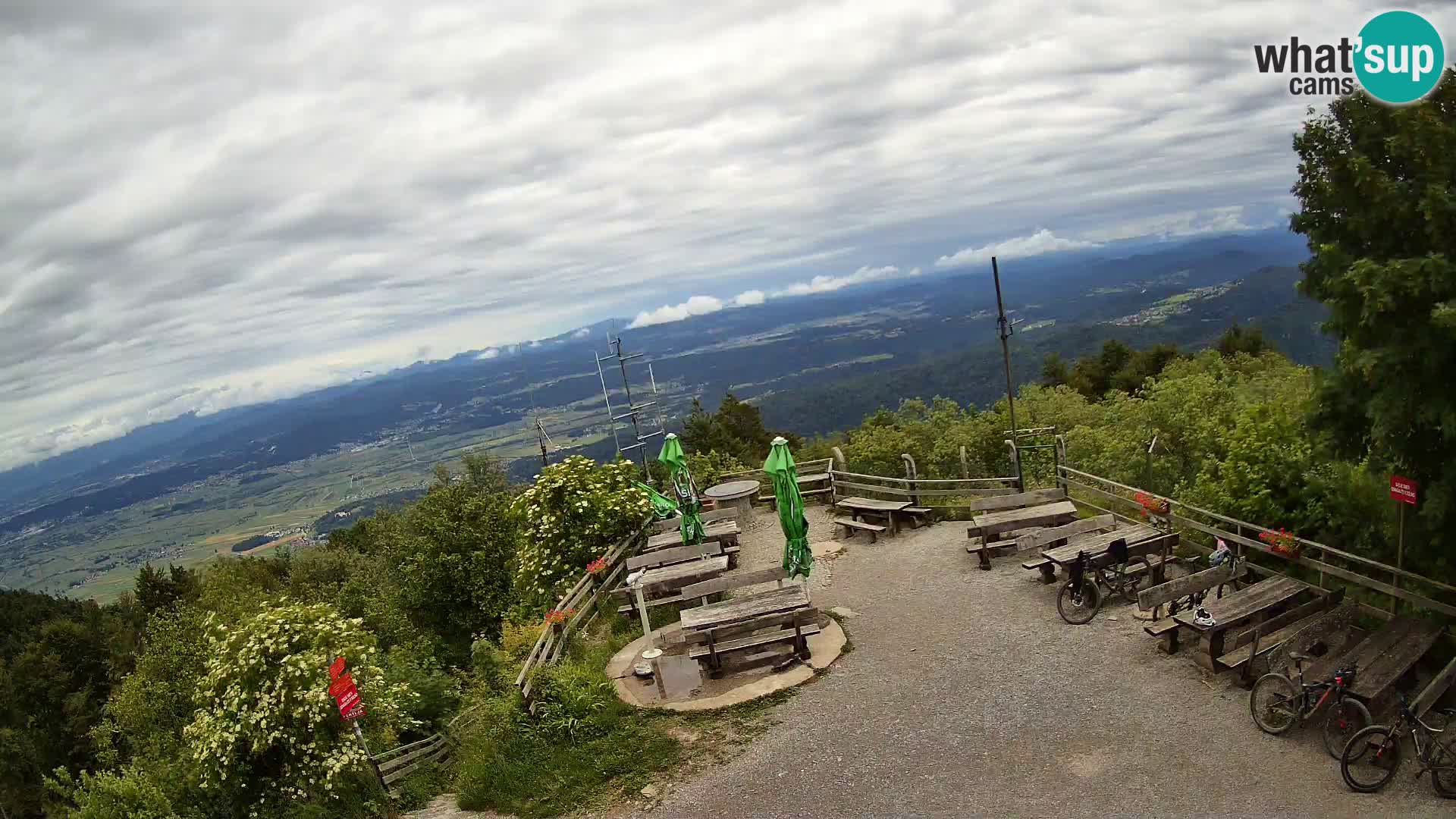 webcam Baita Krim vicino Ljubljana – Slovenia – vista su Grosuplje