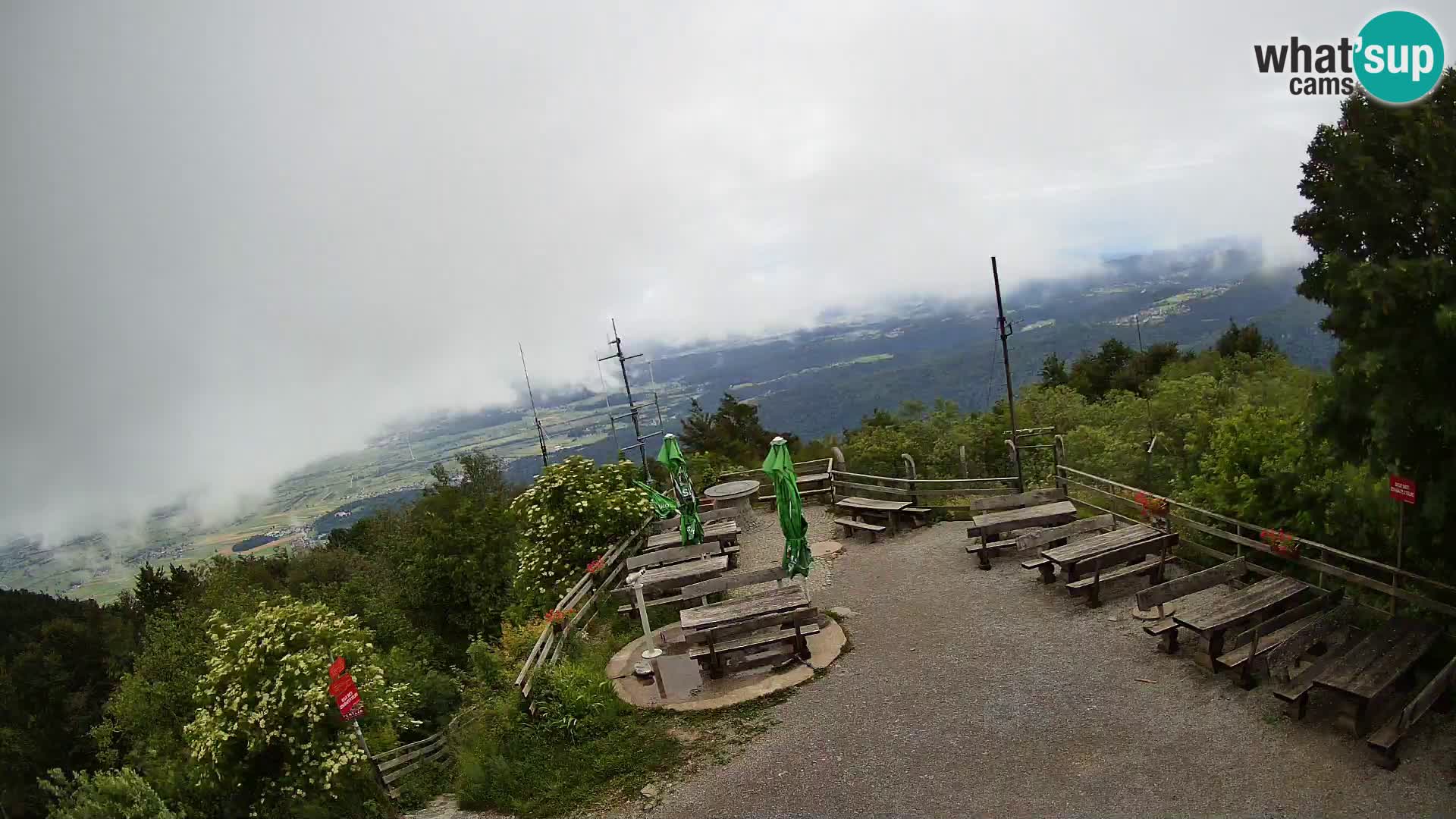 webcam Baita Krim vicino Ljubljana – Slovenia – vista su Grosuplje