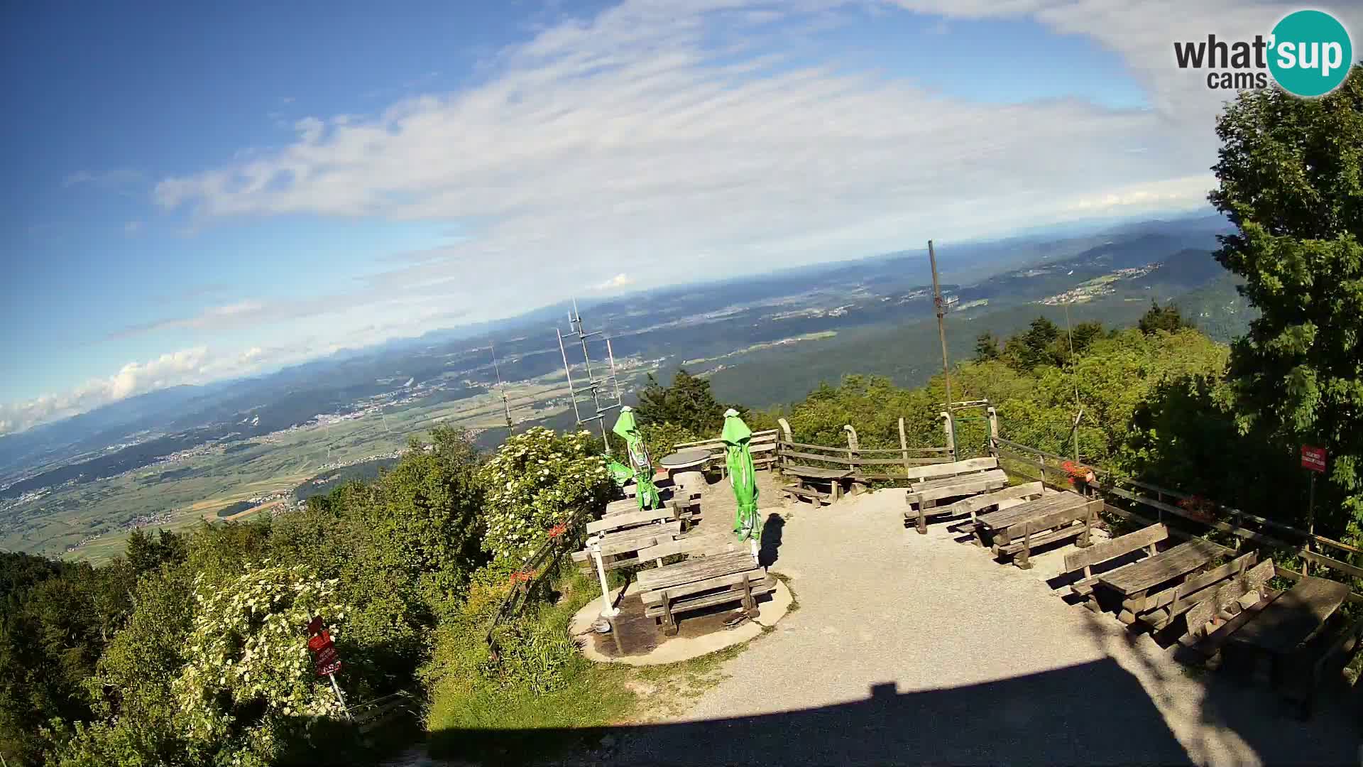 webcam Baita Krim vicino Ljubljana – Slovenia – vista su Grosuplje