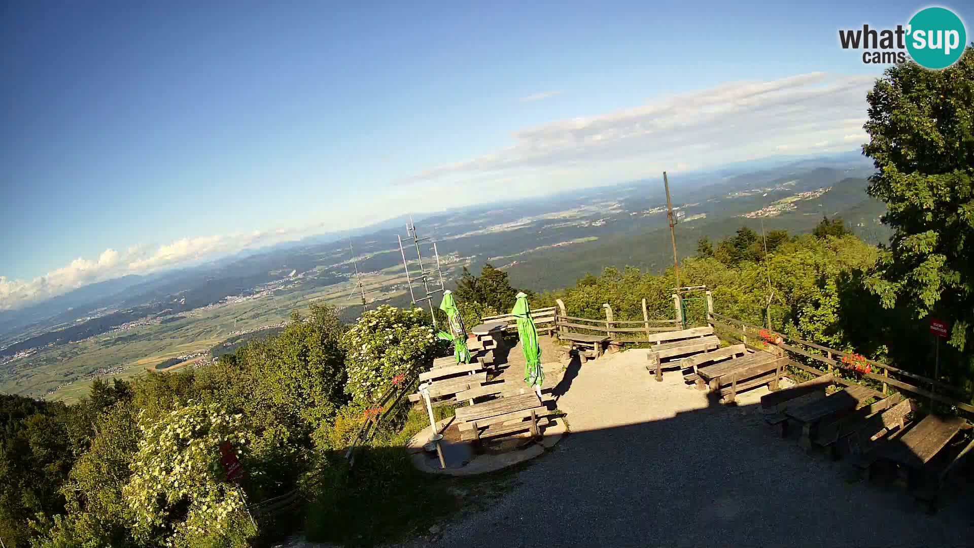 webcam Baita Krim vicino Ljubljana – Slovenia – vista su Grosuplje