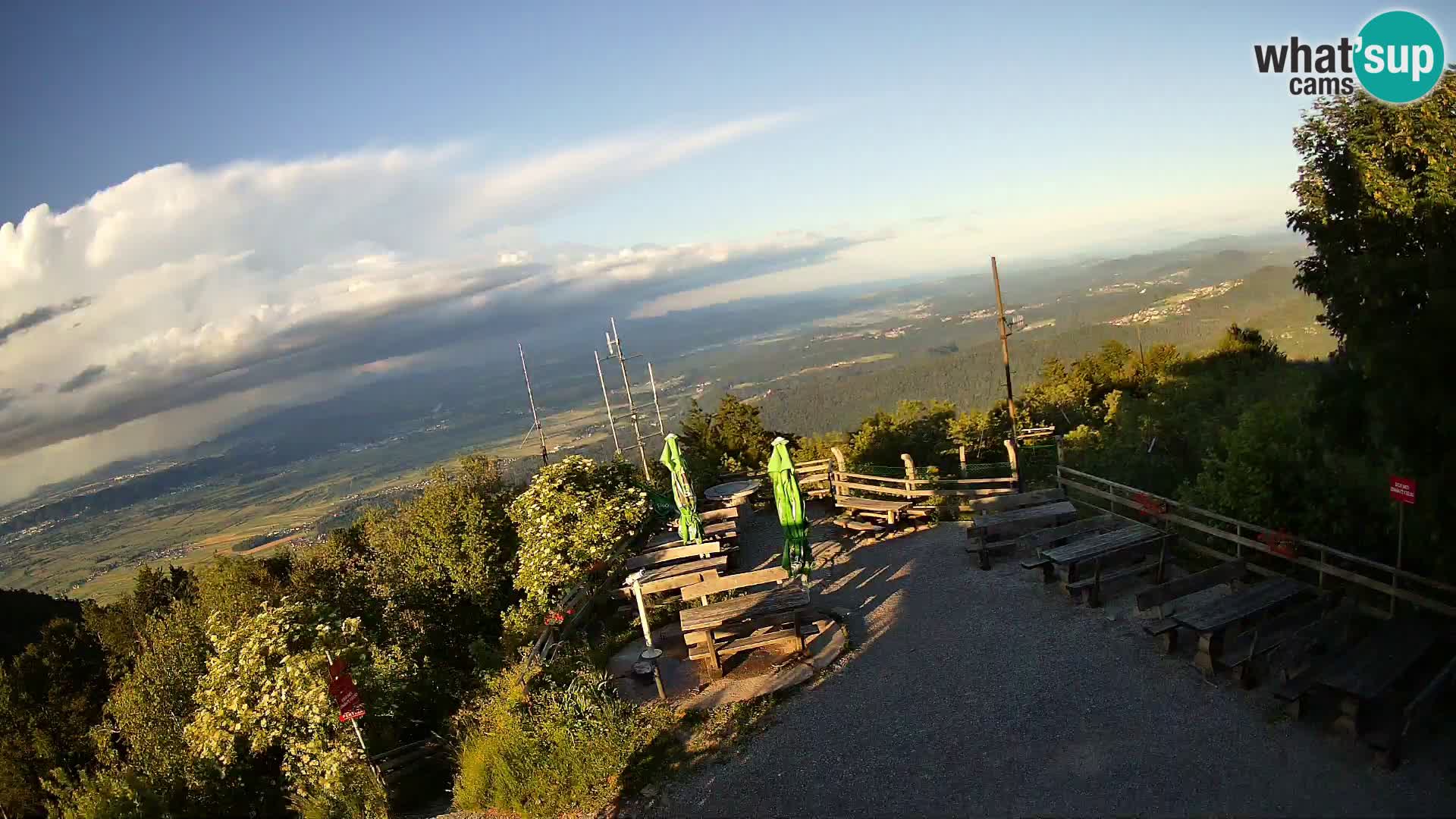 webcam Baita Krim vicino Ljubljana – Slovenia – vista su Grosuplje