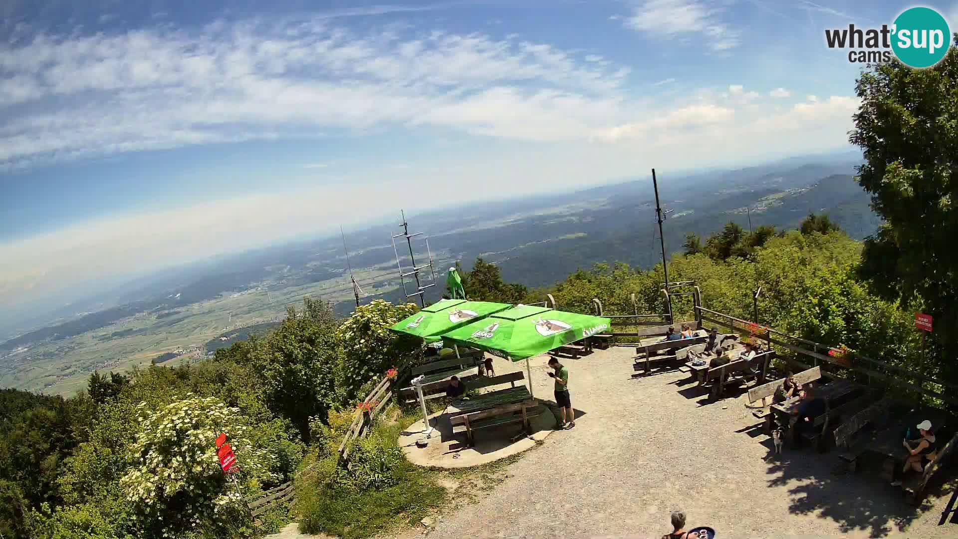 Spletna kamera Krim pri Ljubljani – pogled proti Grosuplju