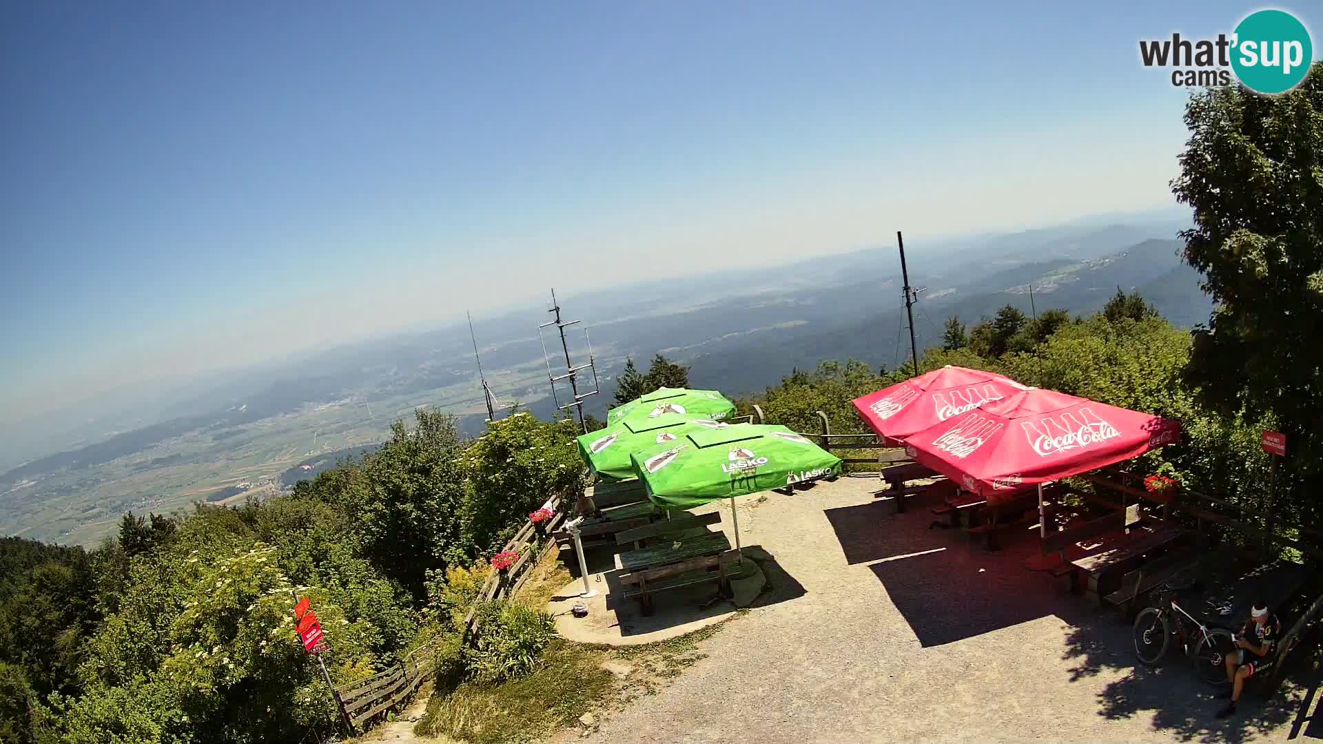 webcam Baita Krim vicino Ljubljana – Slovenia – vista su Grosuplje