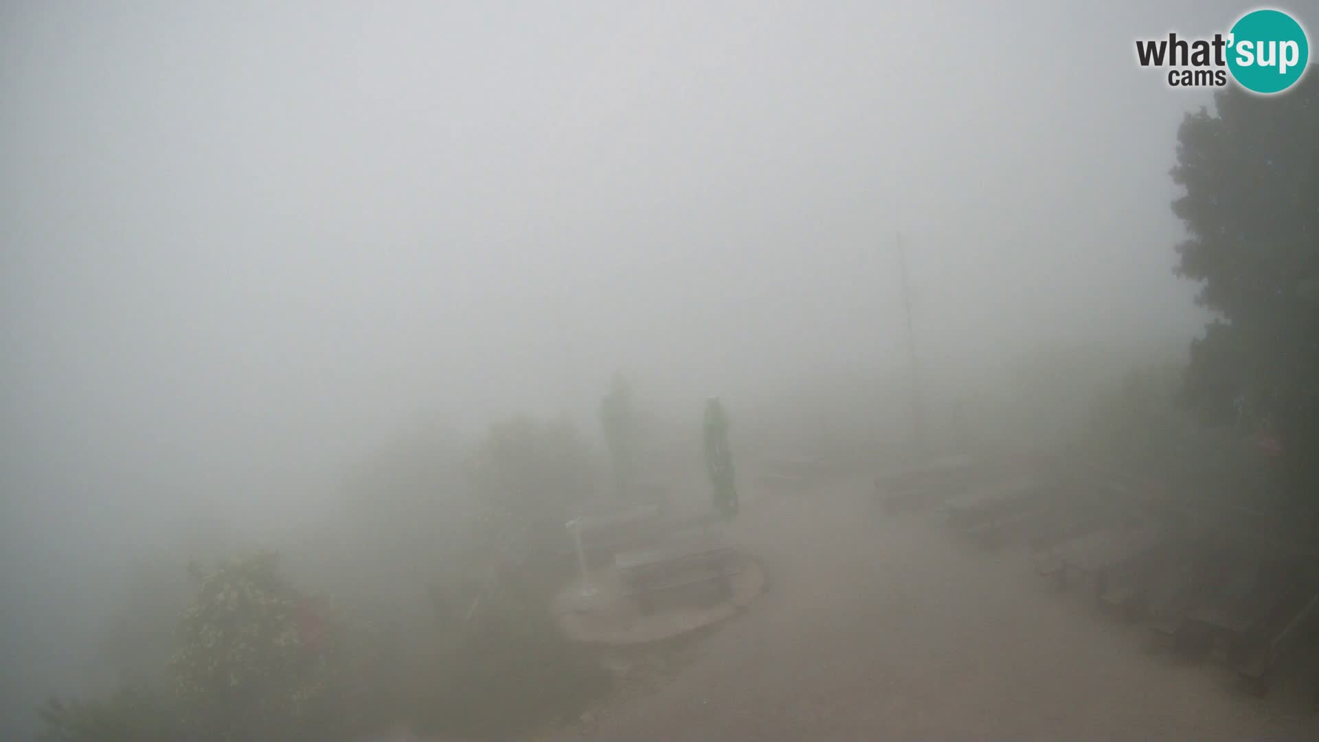 Mount Krim webcam near Ljubljana – Slovenia – view to Grosuplje