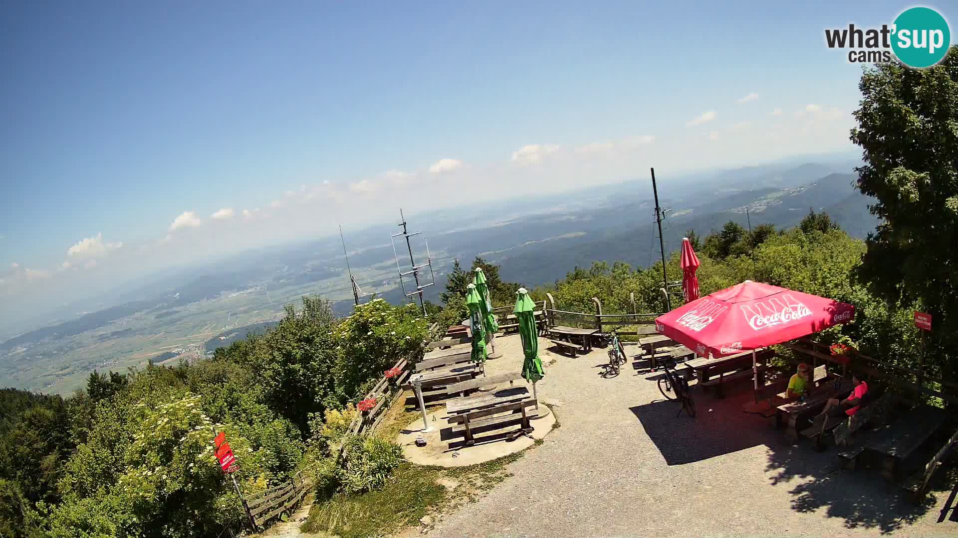 webcam Baita Krim vicino Ljubljana – Slovenia – vista su Grosuplje