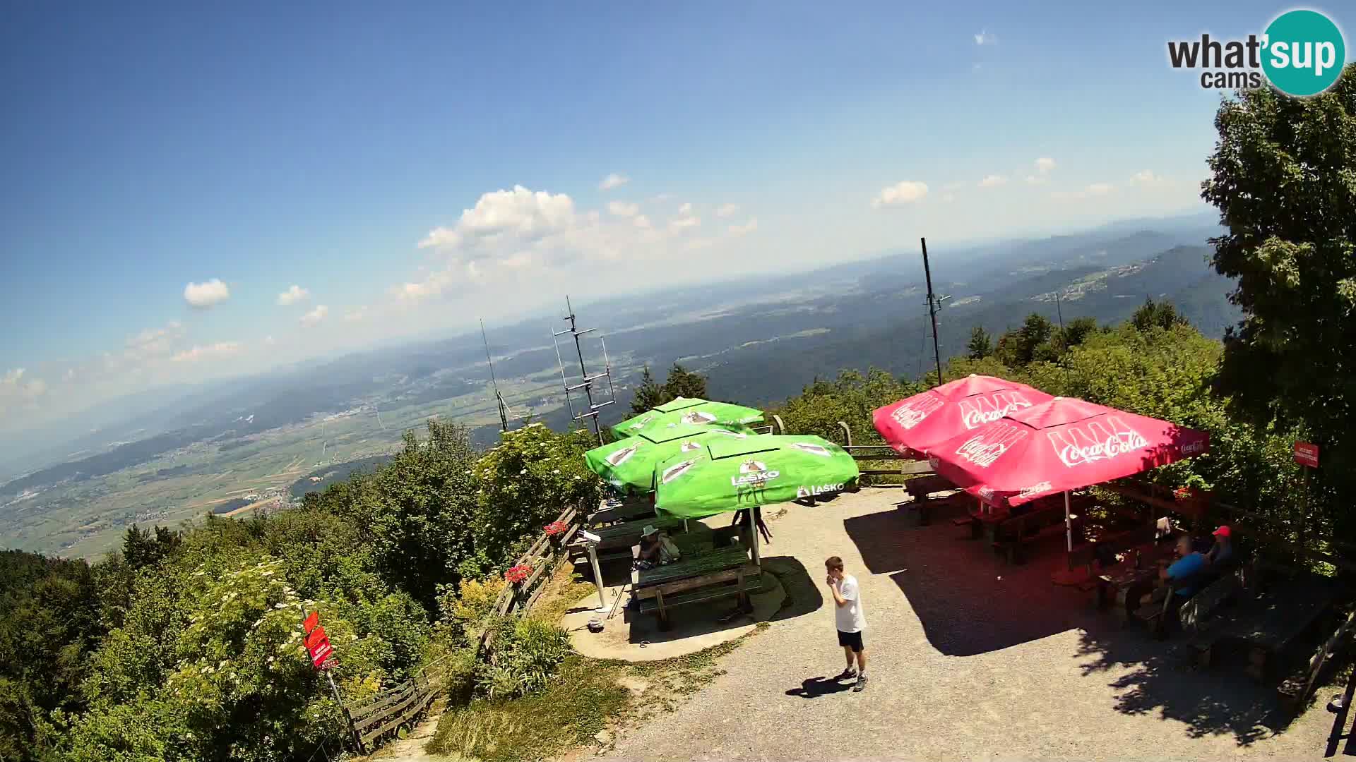 webcam Baita Krim vicino Ljubljana – Slovenia – vista su Grosuplje