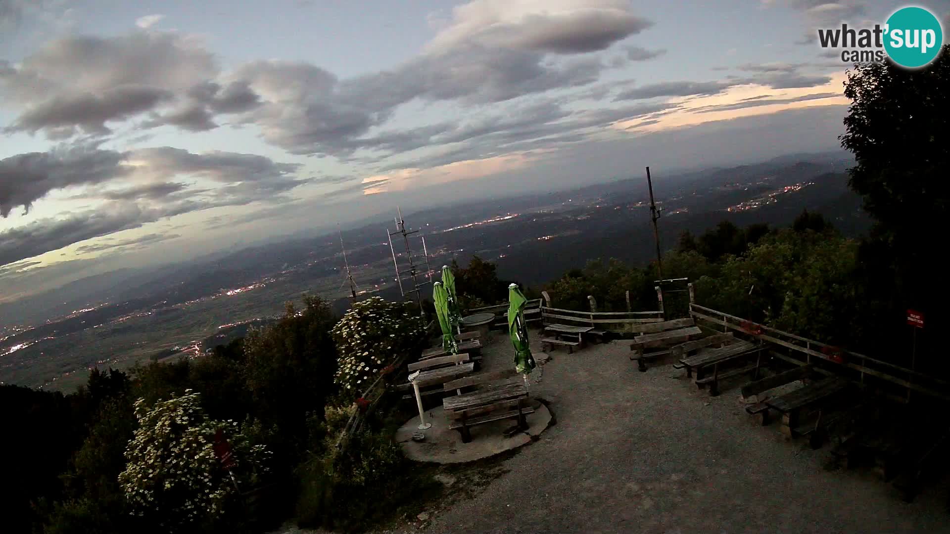 webcam Baita Krim vicino Ljubljana – Slovenia – vista su Grosuplje