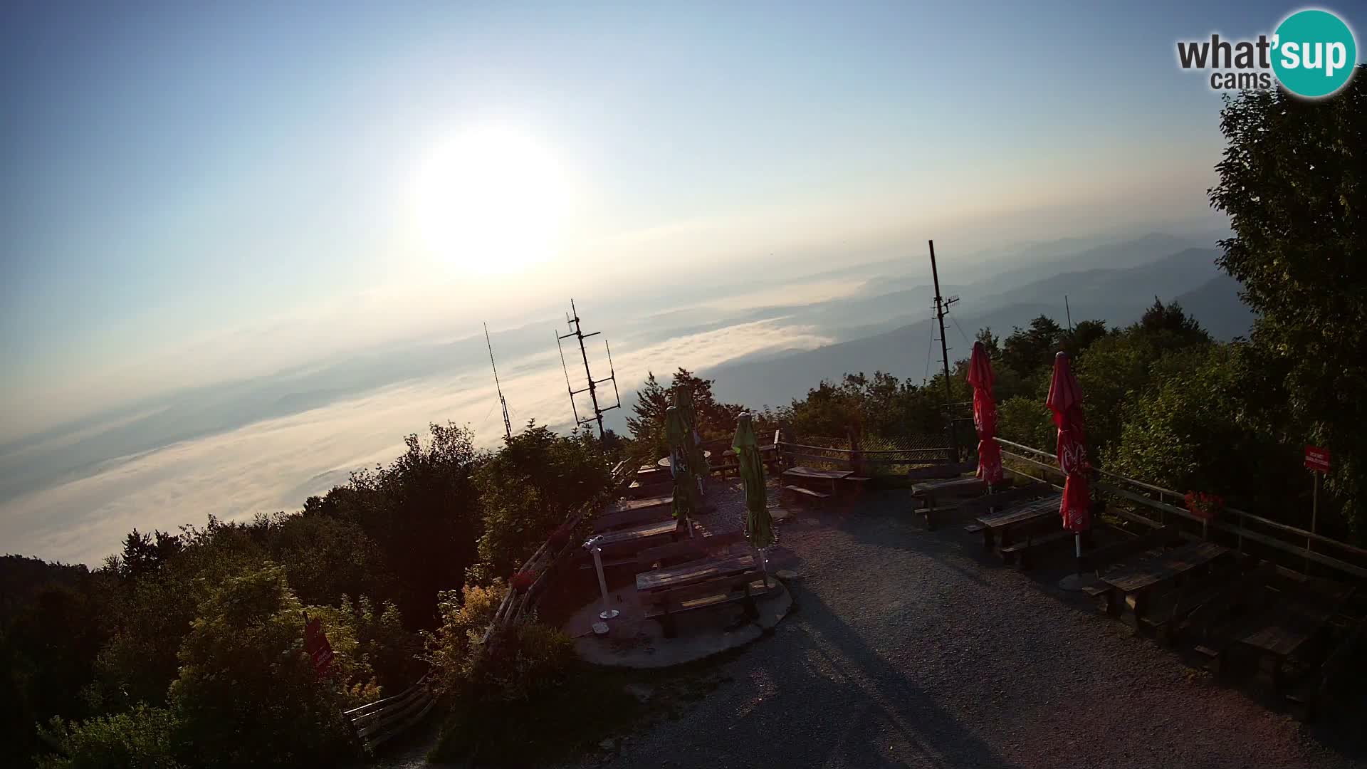 webcam Baita Krim vicino Ljubljana – Slovenia – vista su Grosuplje
