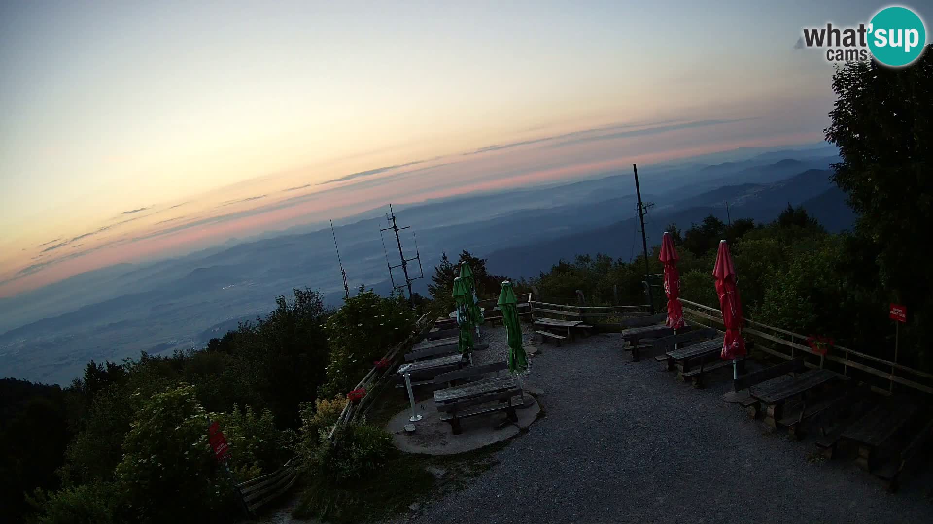 webcam Baita Krim vicino Ljubljana – Slovenia – vista su Grosuplje