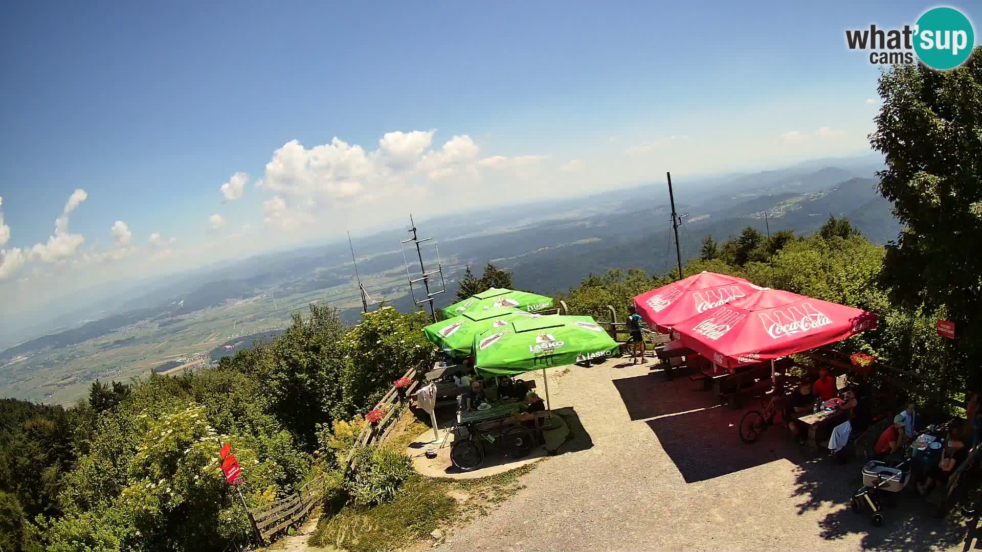 webcam Baita Krim vicino Ljubljana – Slovenia – vista su Grosuplje