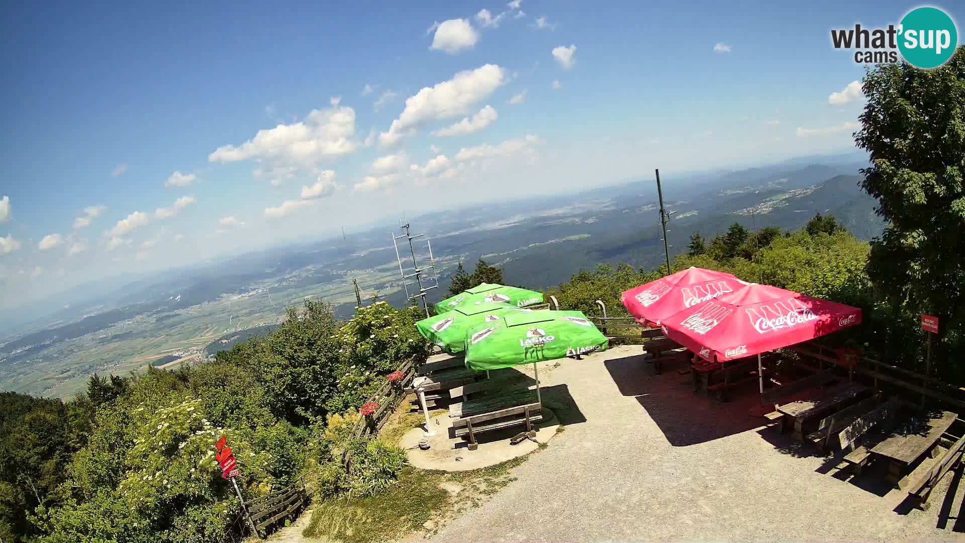 webcam Baita Krim vicino Ljubljana – Slovenia – vista su Grosuplje