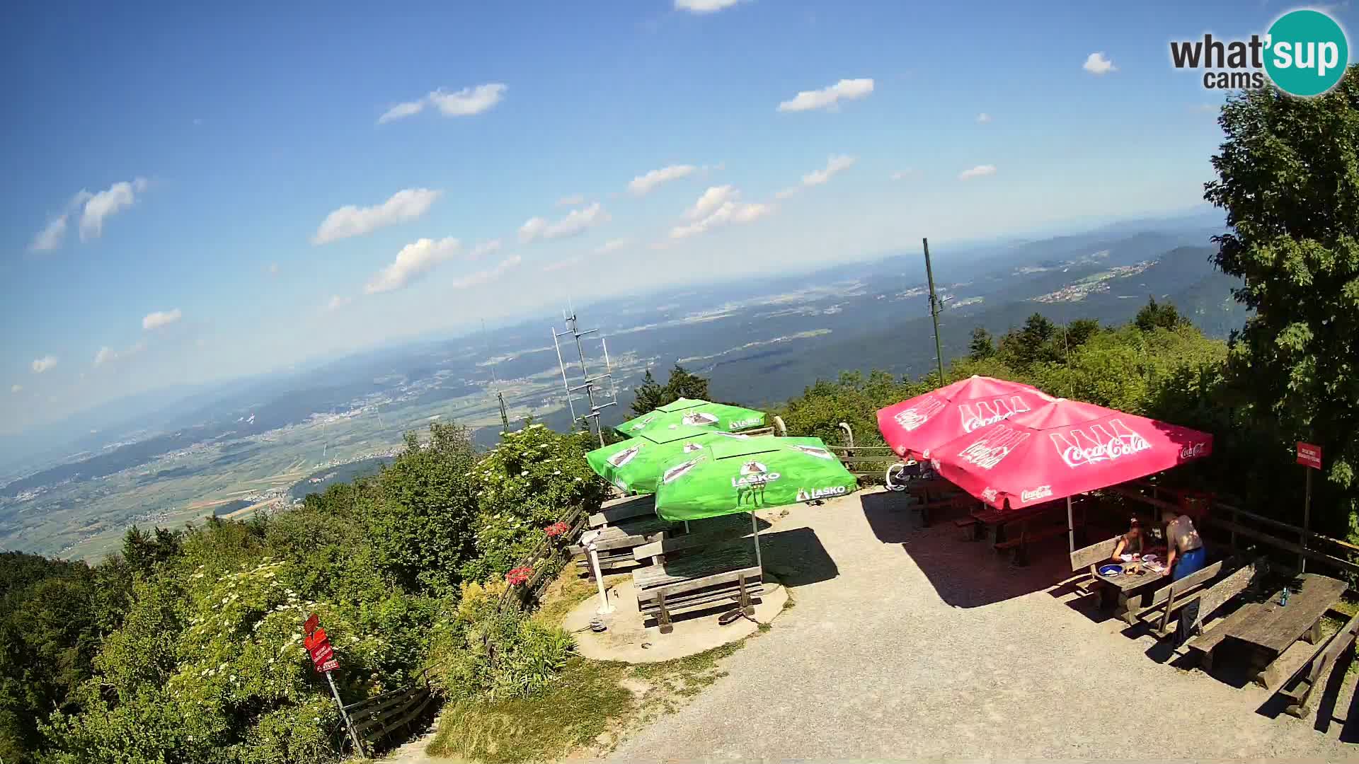 webcam Baita Krim vicino Ljubljana – Slovenia – vista su Grosuplje
