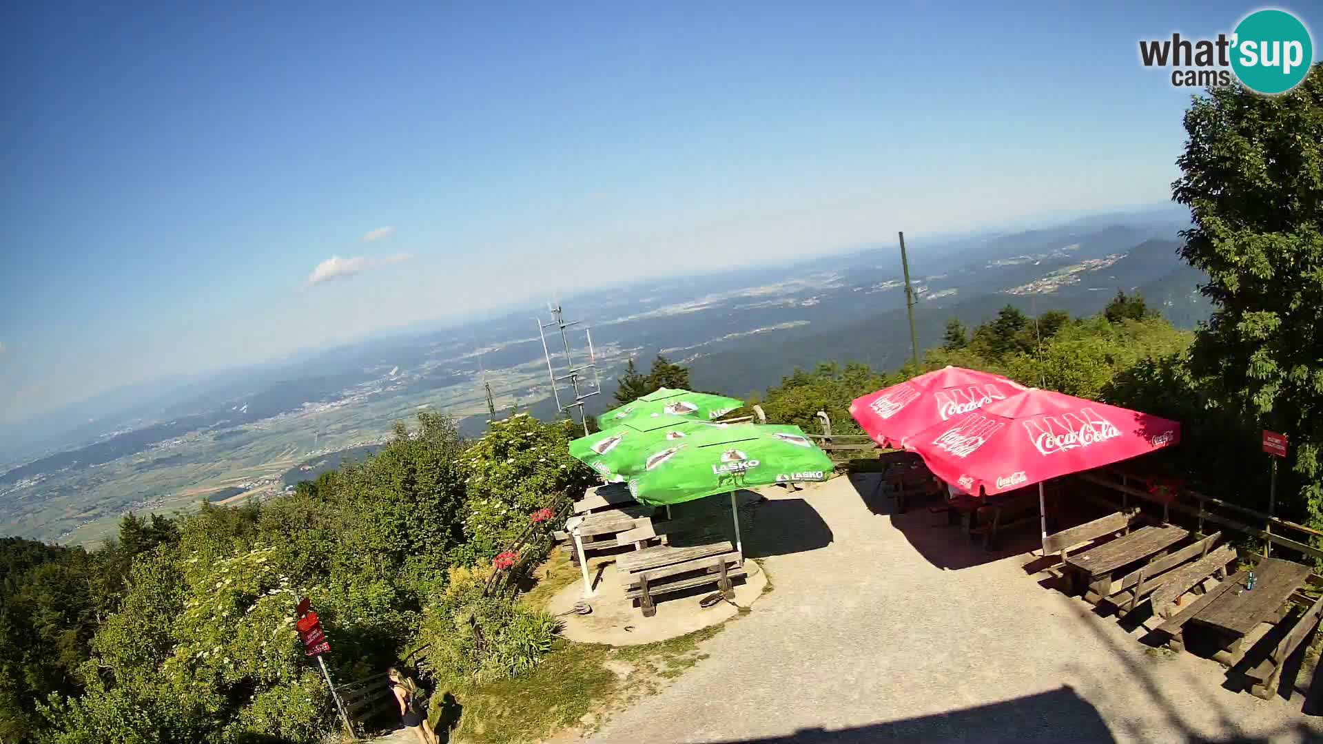 webcam Baita Krim vicino Ljubljana – Slovenia – vista su Grosuplje