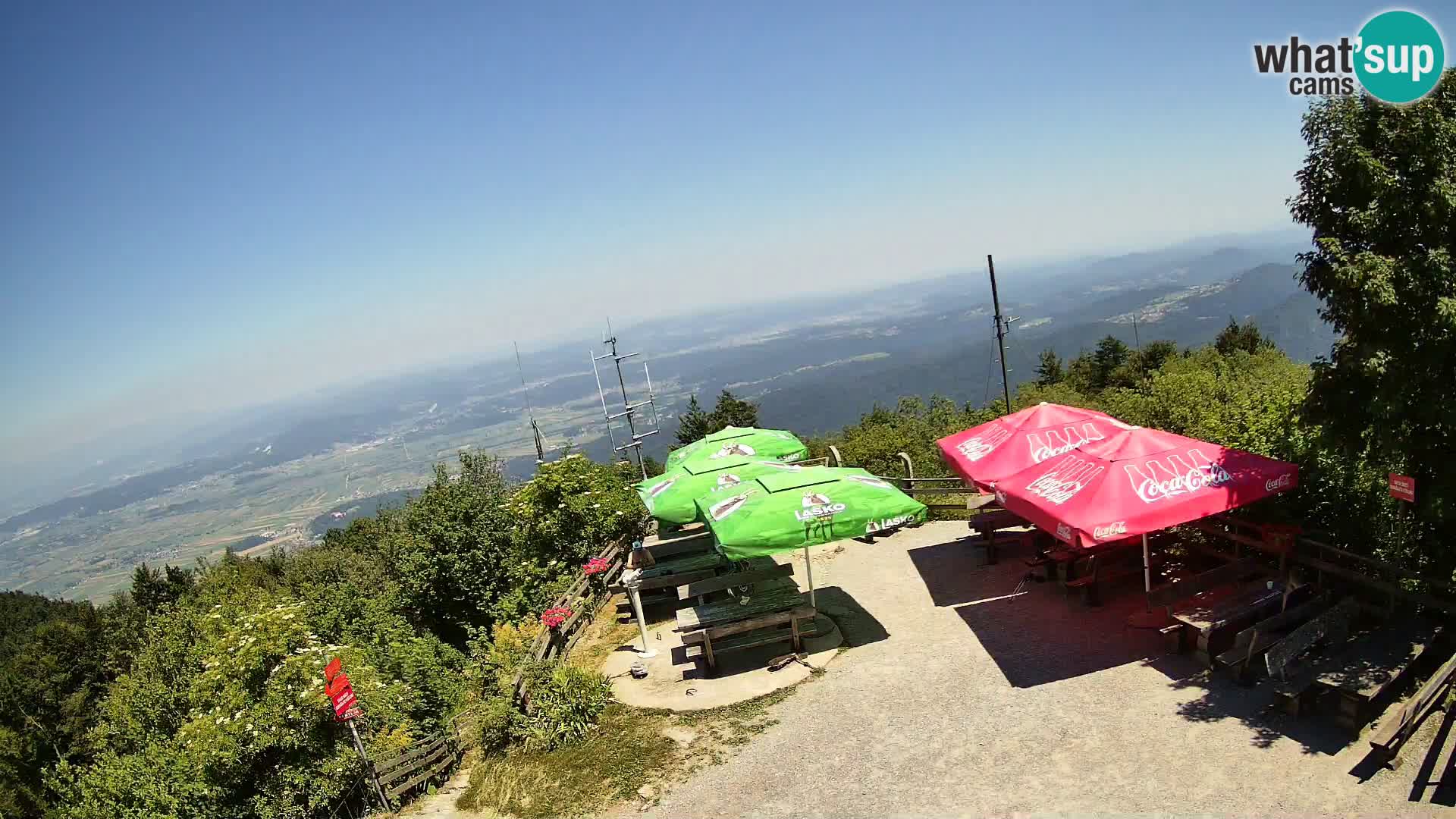 webcam Baita Krim vicino Ljubljana – Slovenia – vista su Grosuplje