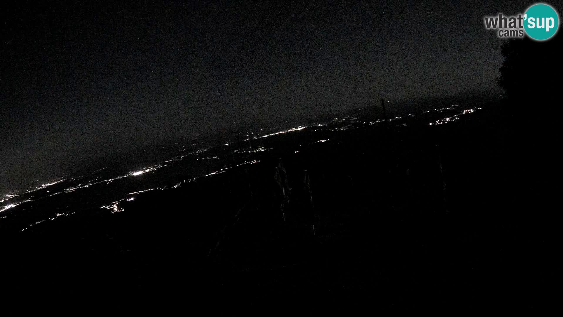 Mount Krim webcam near Ljubljana – Slovenia – view to Grosuplje