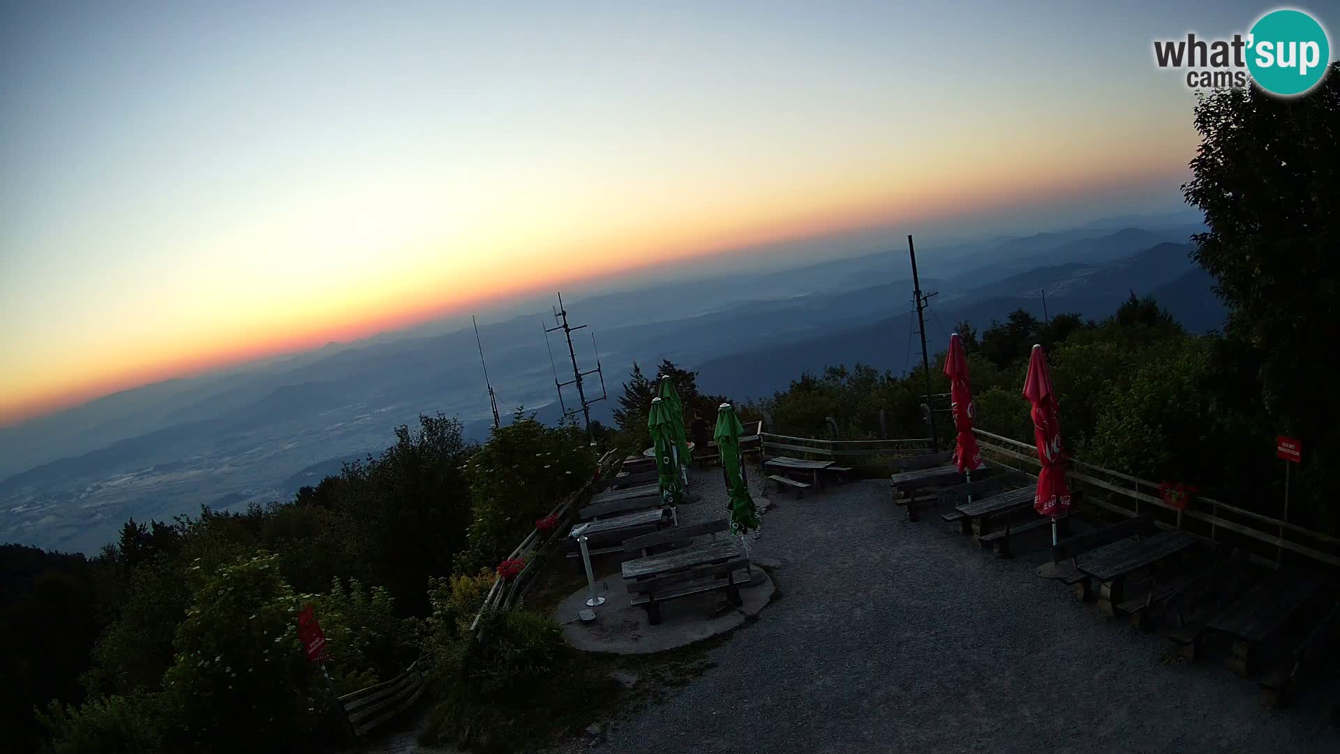webcam Baita Krim vicino Ljubljana – Slovenia – vista su Grosuplje