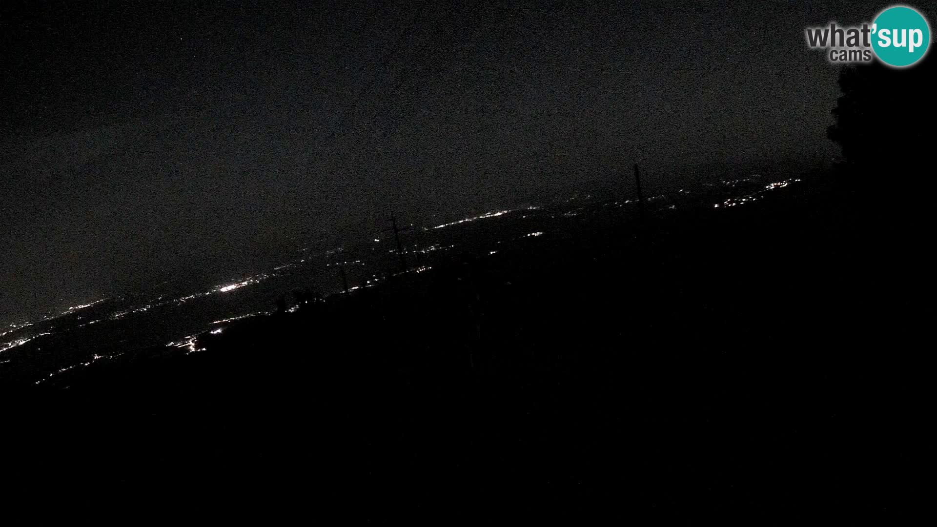 Mount Krim webcam near Ljubljana – Slovenia – view to Grosuplje