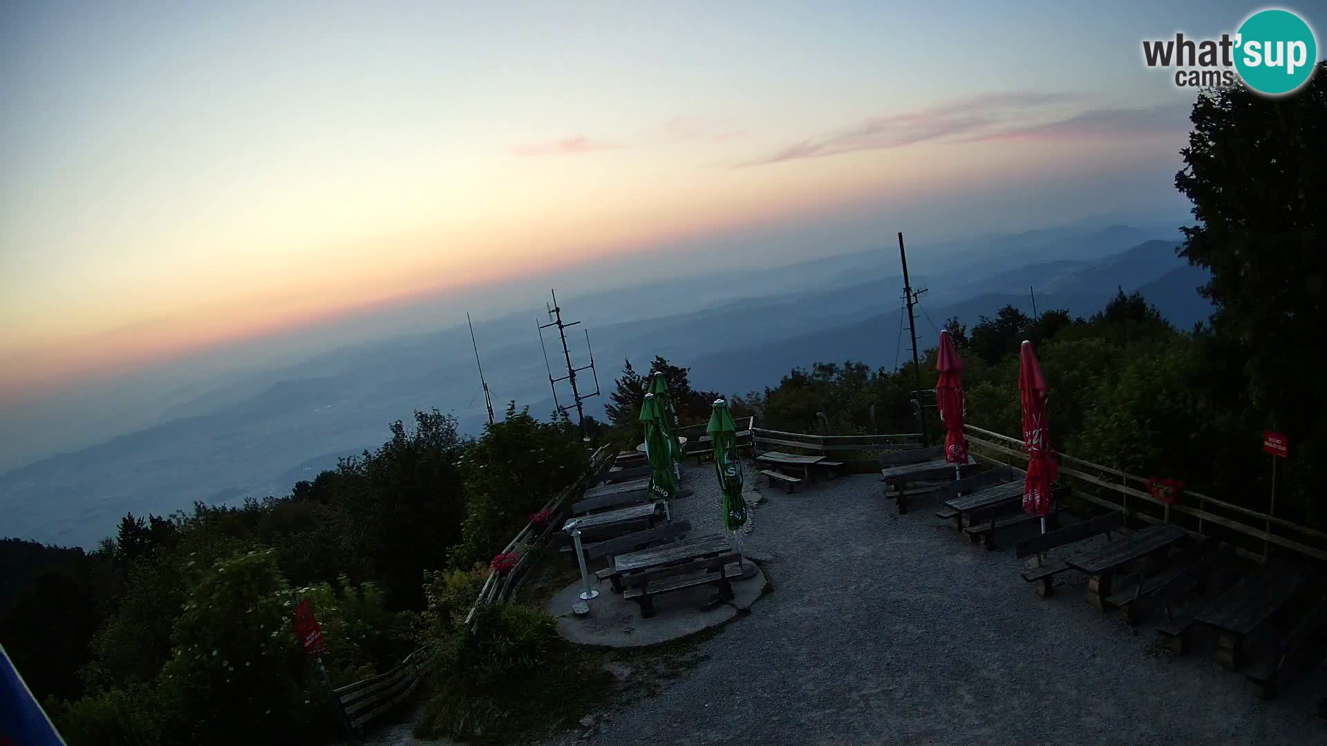 webcam Baita Krim vicino Ljubljana – Slovenia – vista su Grosuplje