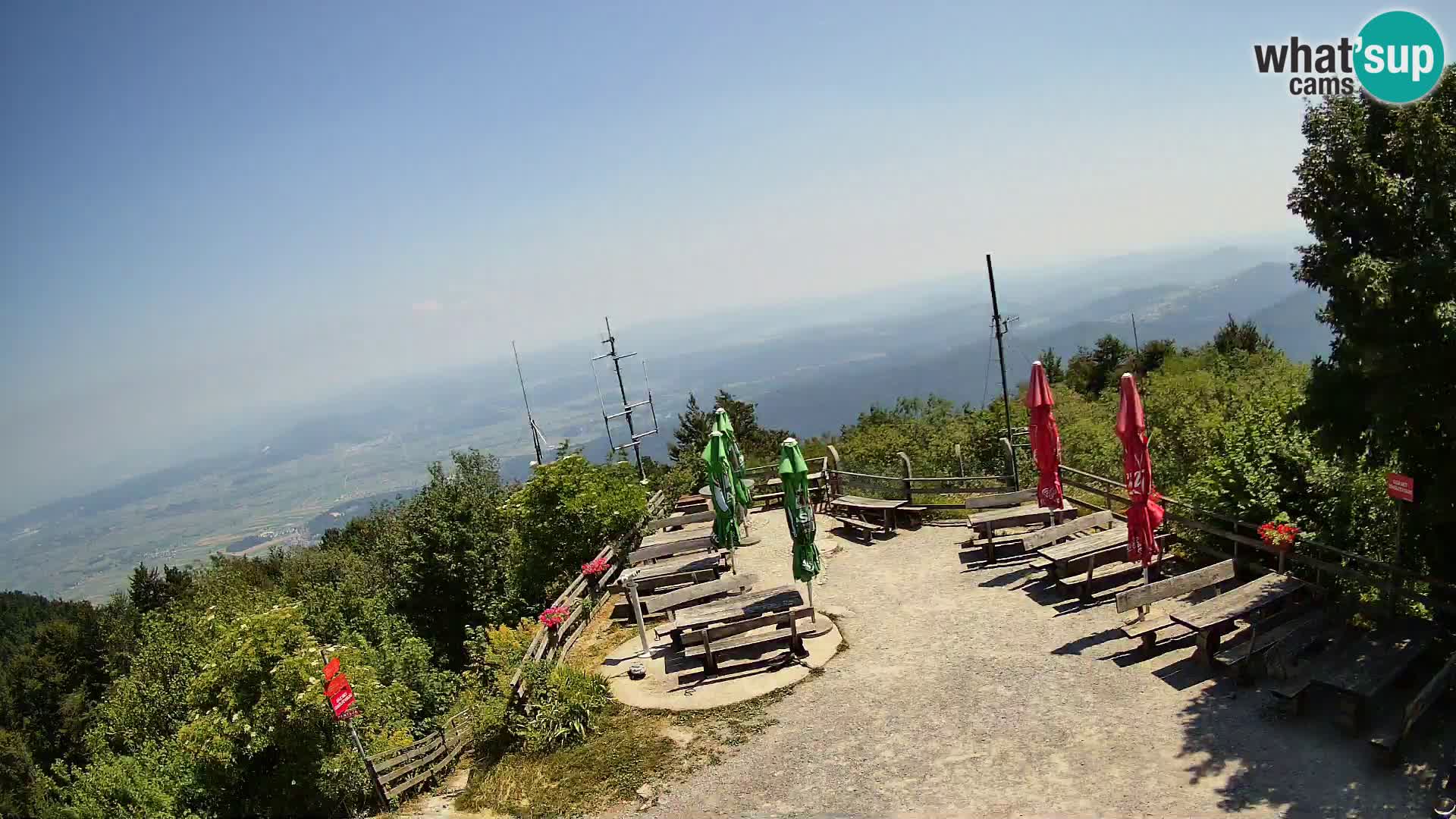 webcam Baita Krim vicino Ljubljana – Slovenia – vista su Grosuplje